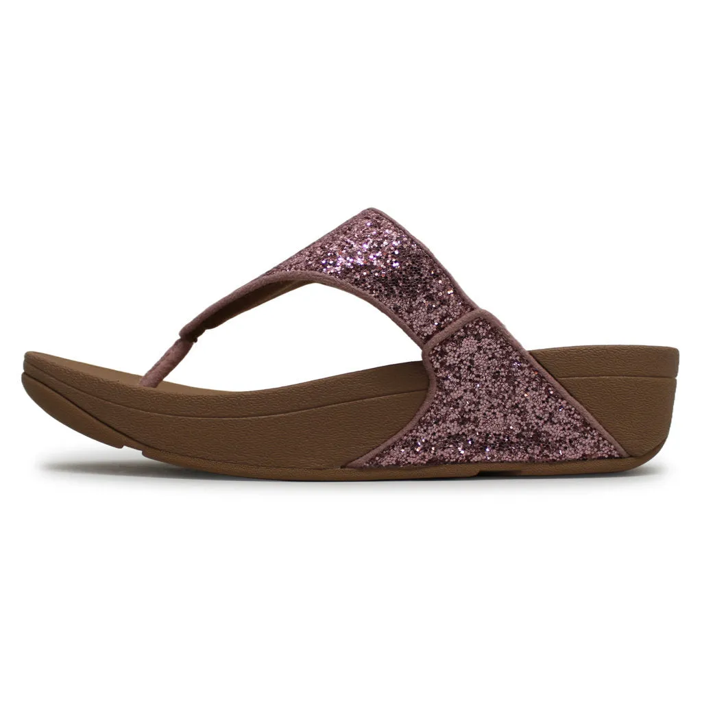 Lulu Glitter Synthetic Women's Toe Post Sandals