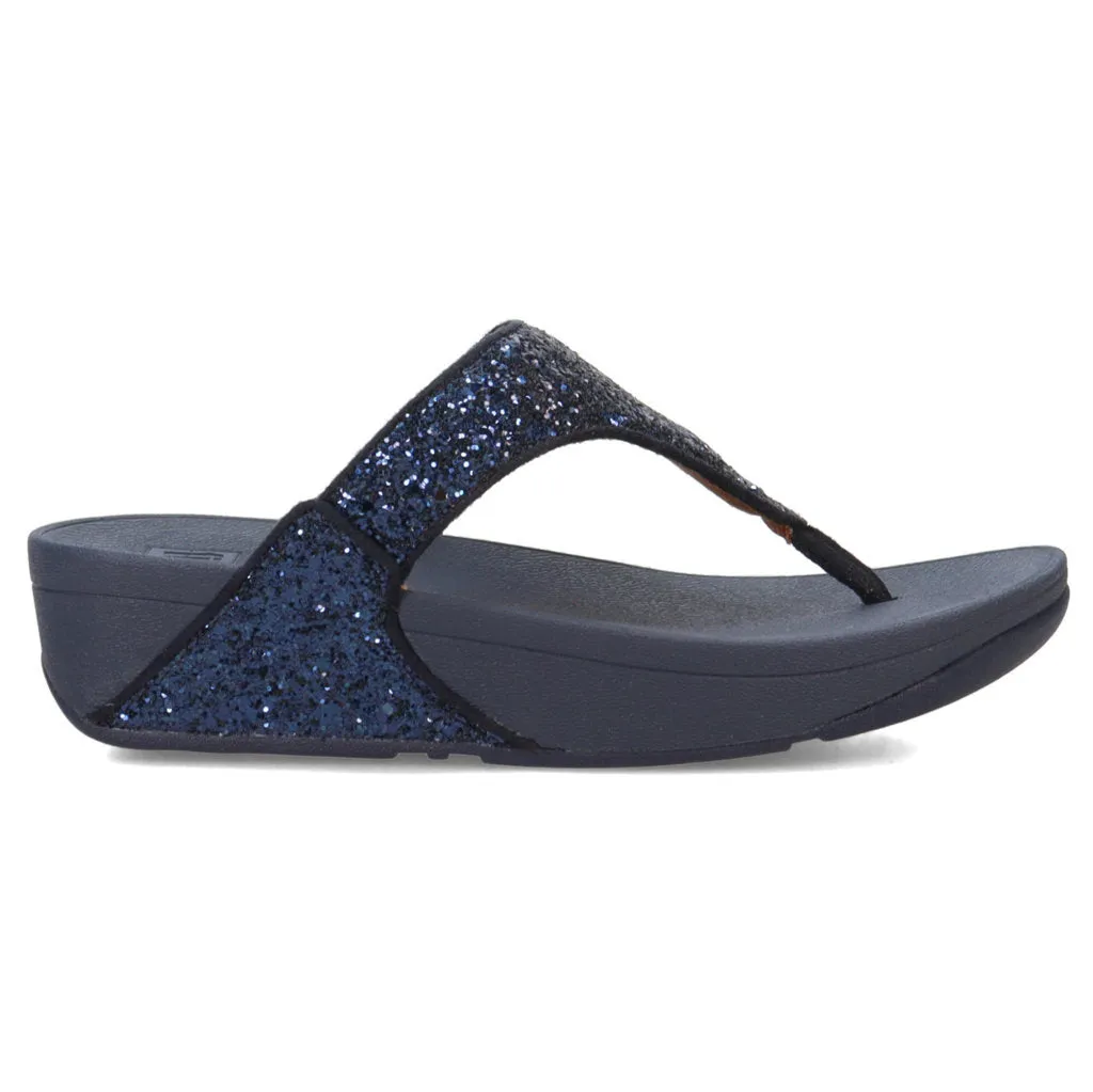 Lulu Glitter Synthetic Women's Toe Post Sandals