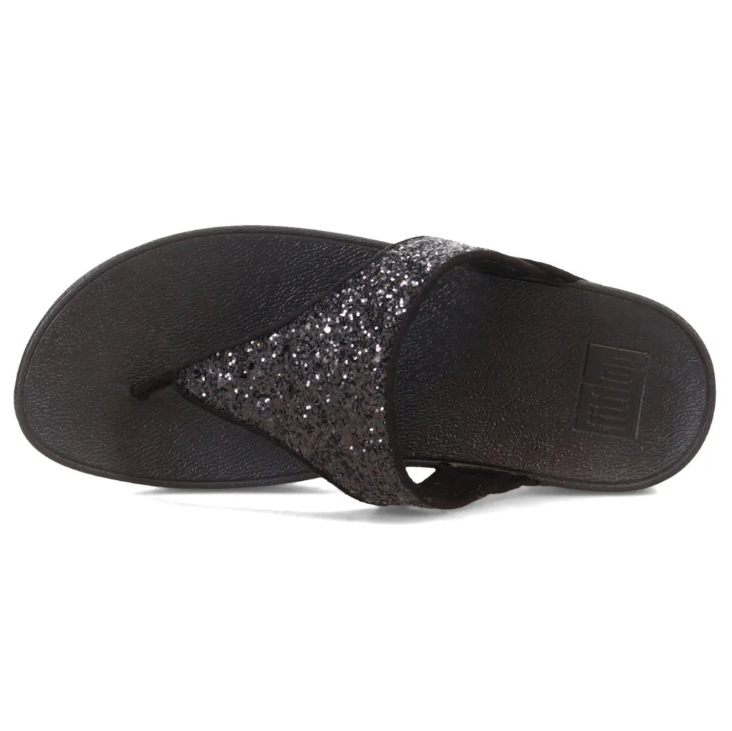 Lulu Glitter Synthetic Women's Toe Post Sandals