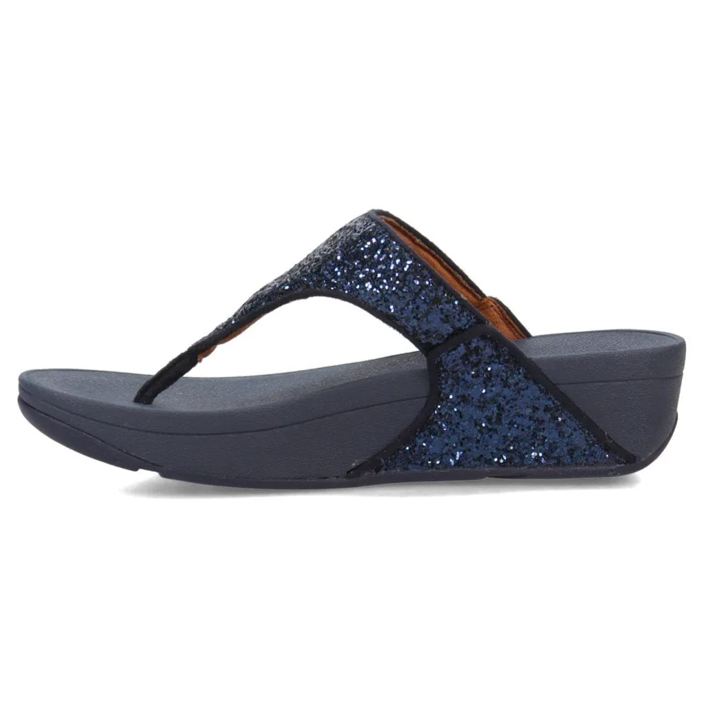 Lulu Glitter Synthetic Women's Toe Post Sandals