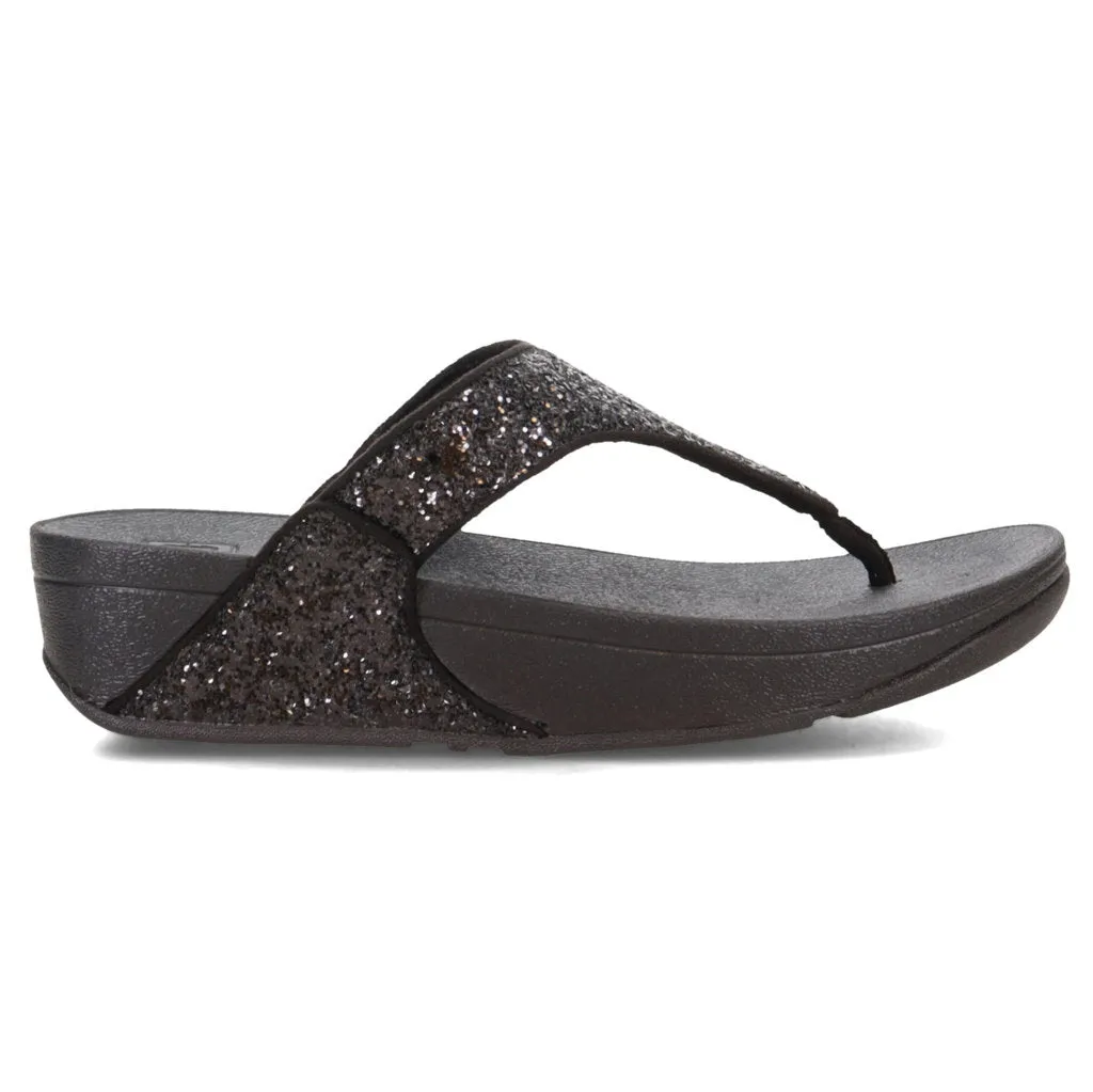 Lulu Glitter Synthetic Women's Toe Post Sandals