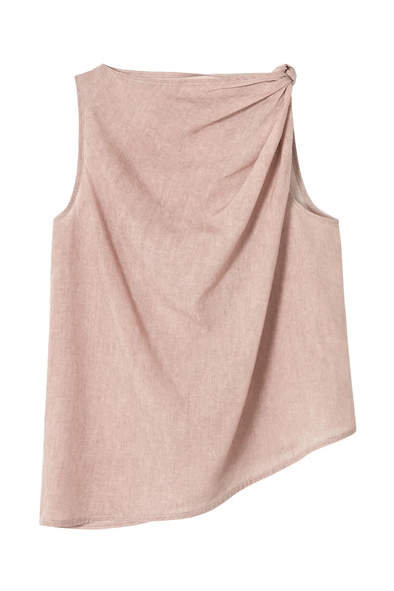 Lyocell blend Linen vest | 4 color