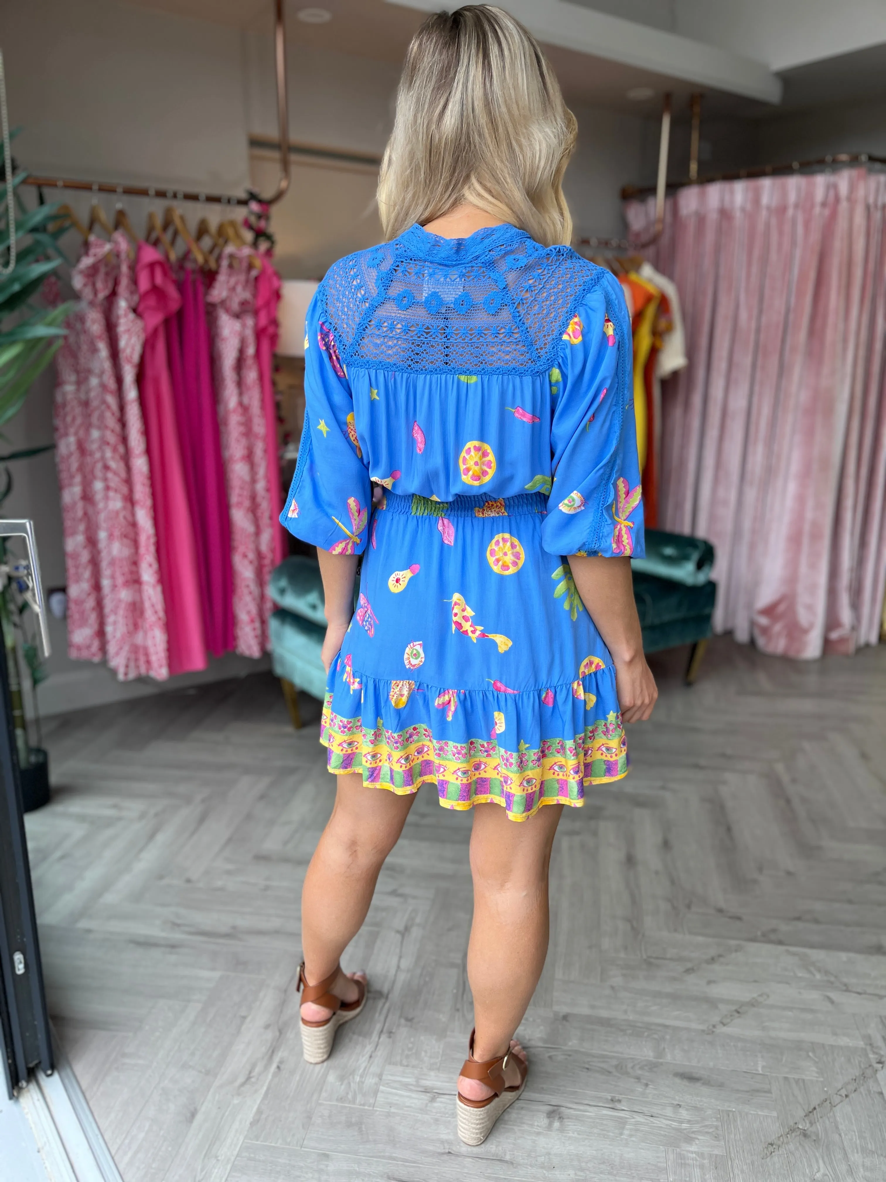 Malu Print Mini Dress