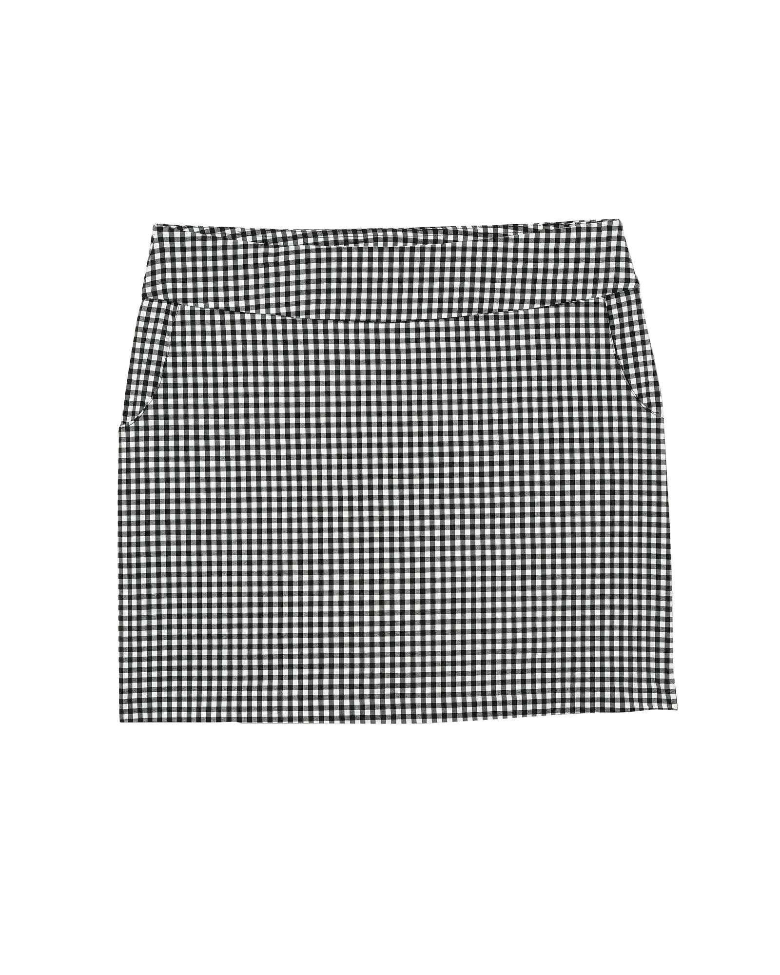 Mandy A-line Skort | Black / White