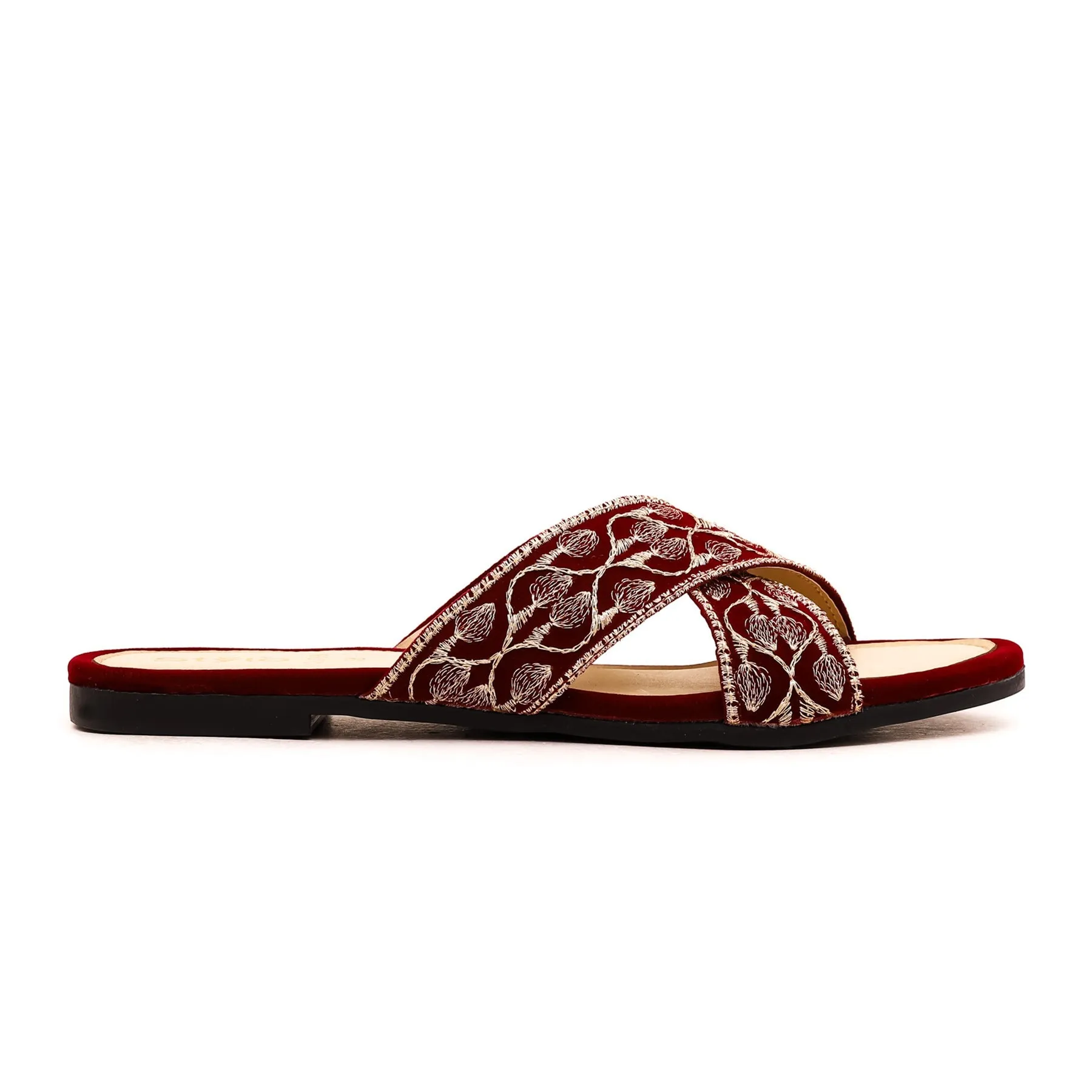 Maroon Casual Slipper CL1766