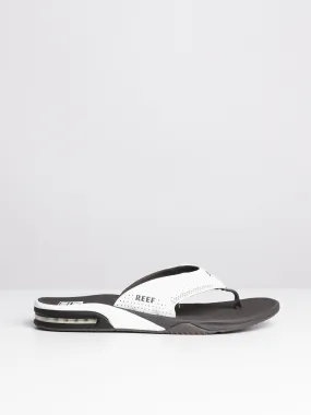 MENS REEF FANNING GREY/WHITE SANDALS