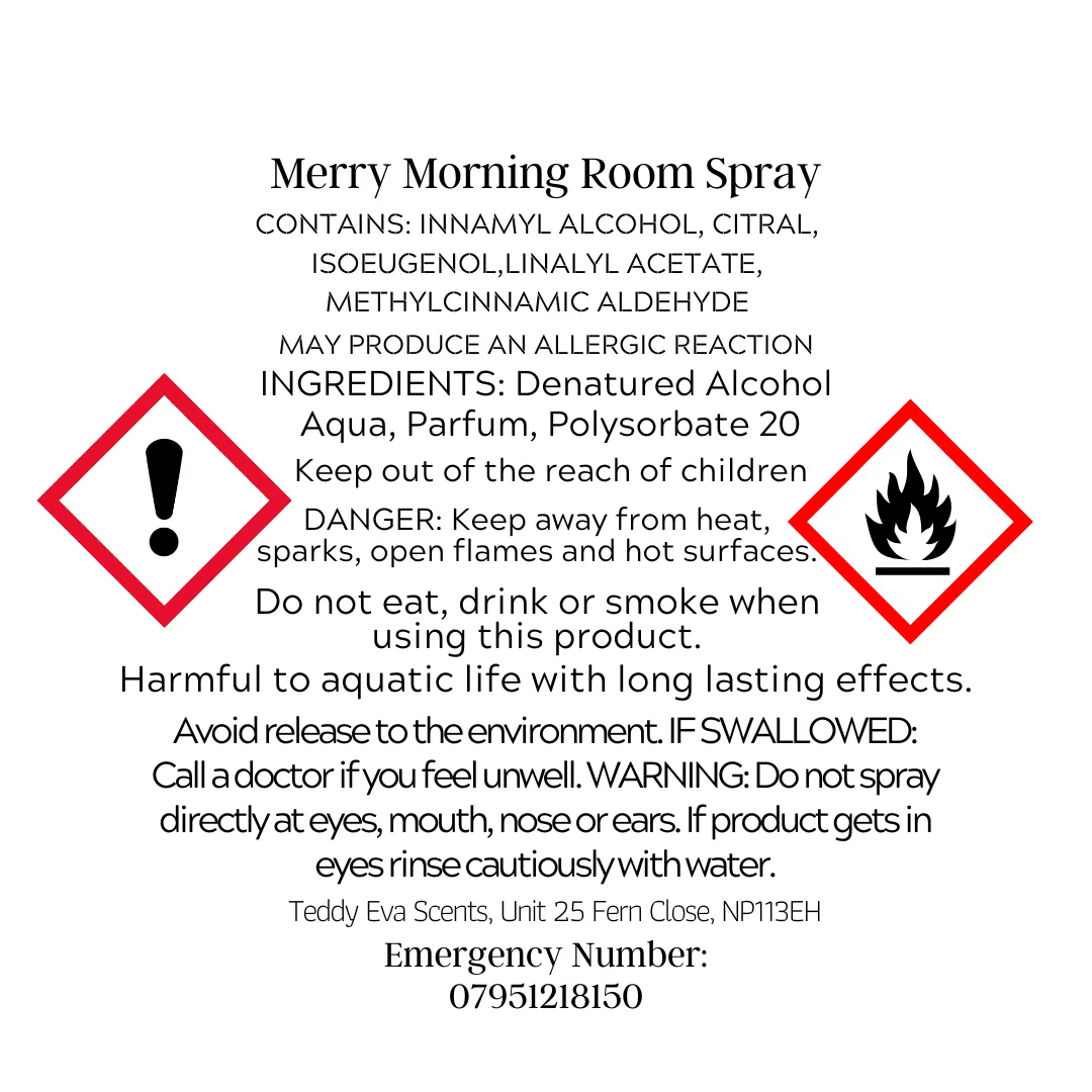 Merry Morning 150ml Room Spray