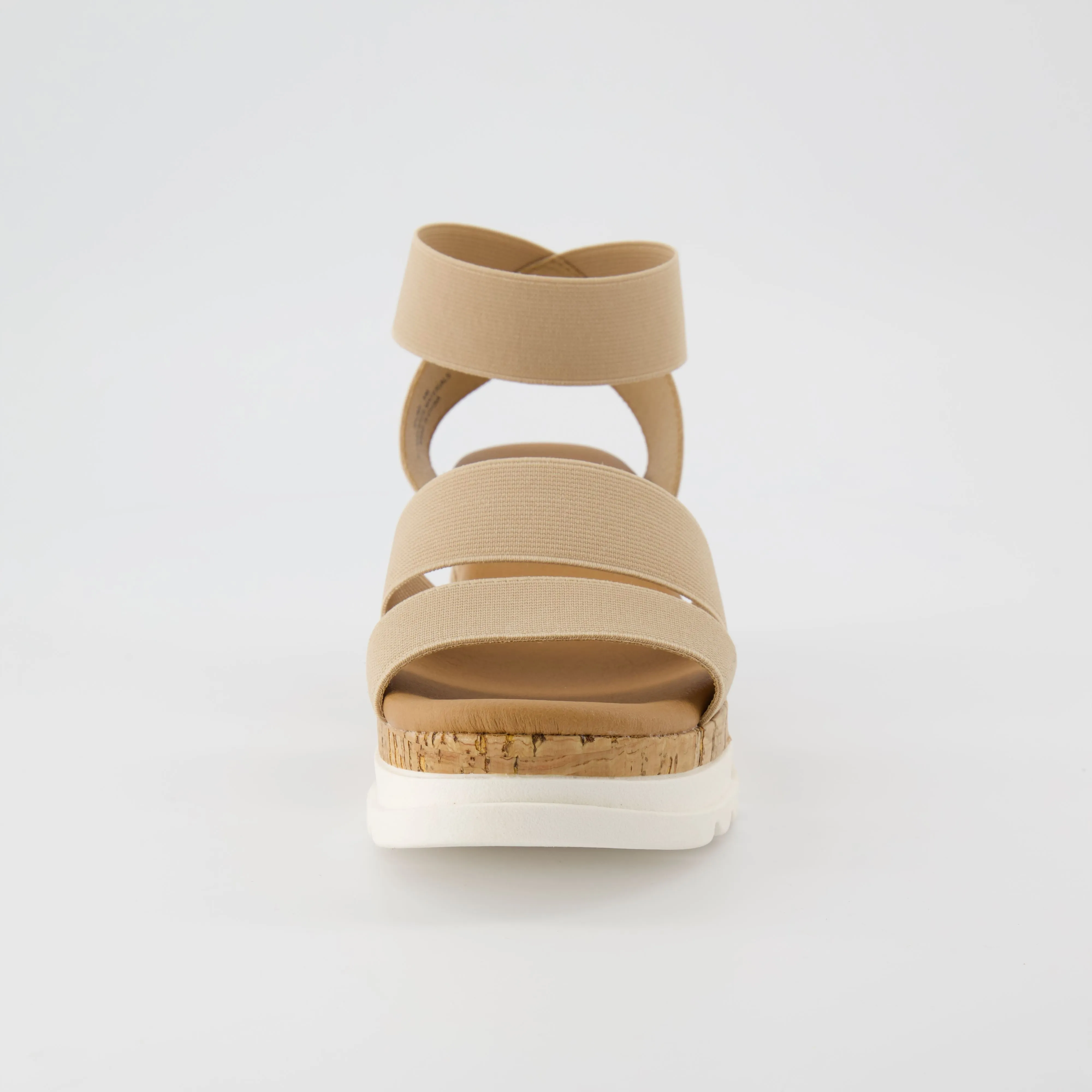 Naomi Stretch Cork Wedge Sandal