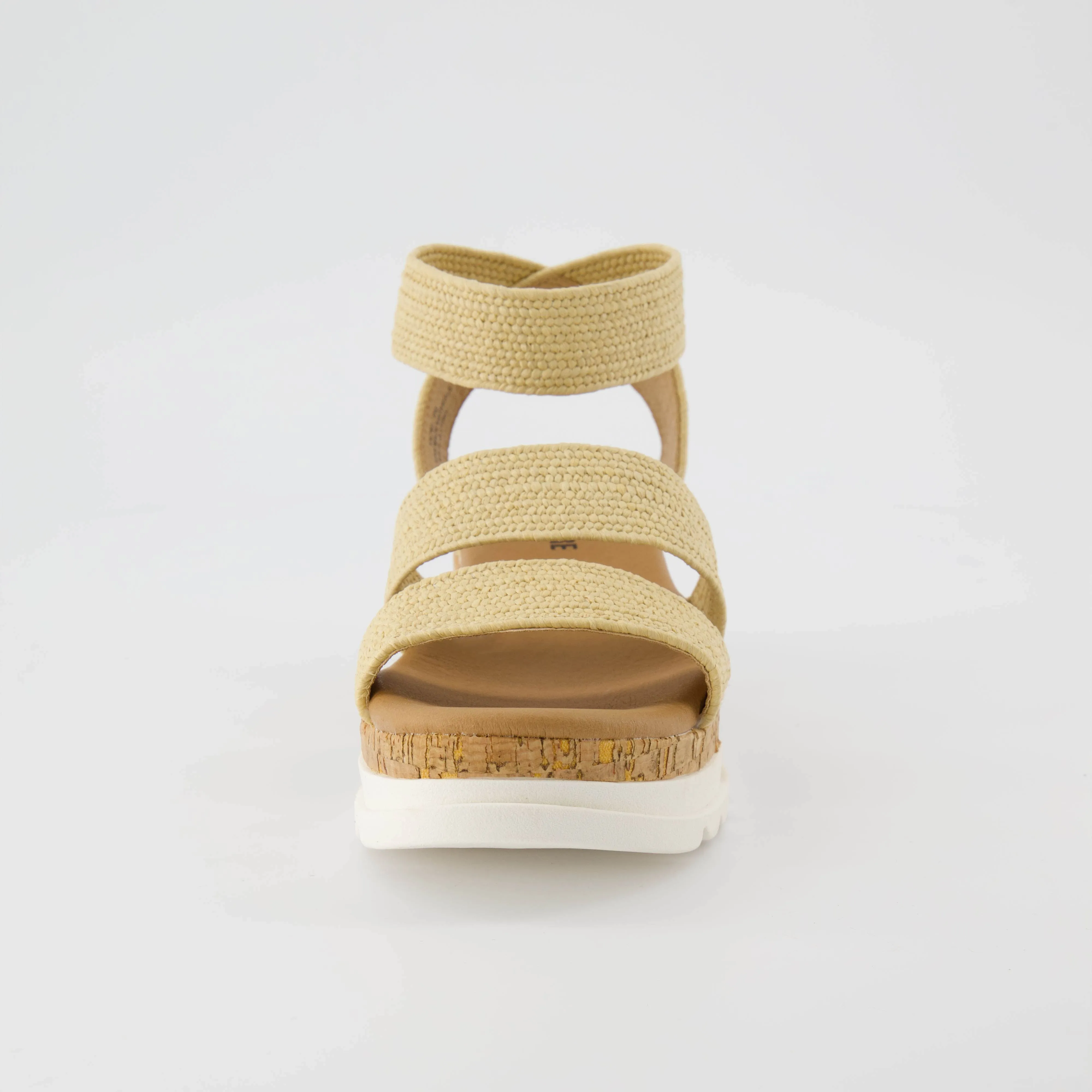 Naomi Stretch Cork Wedge Sandal