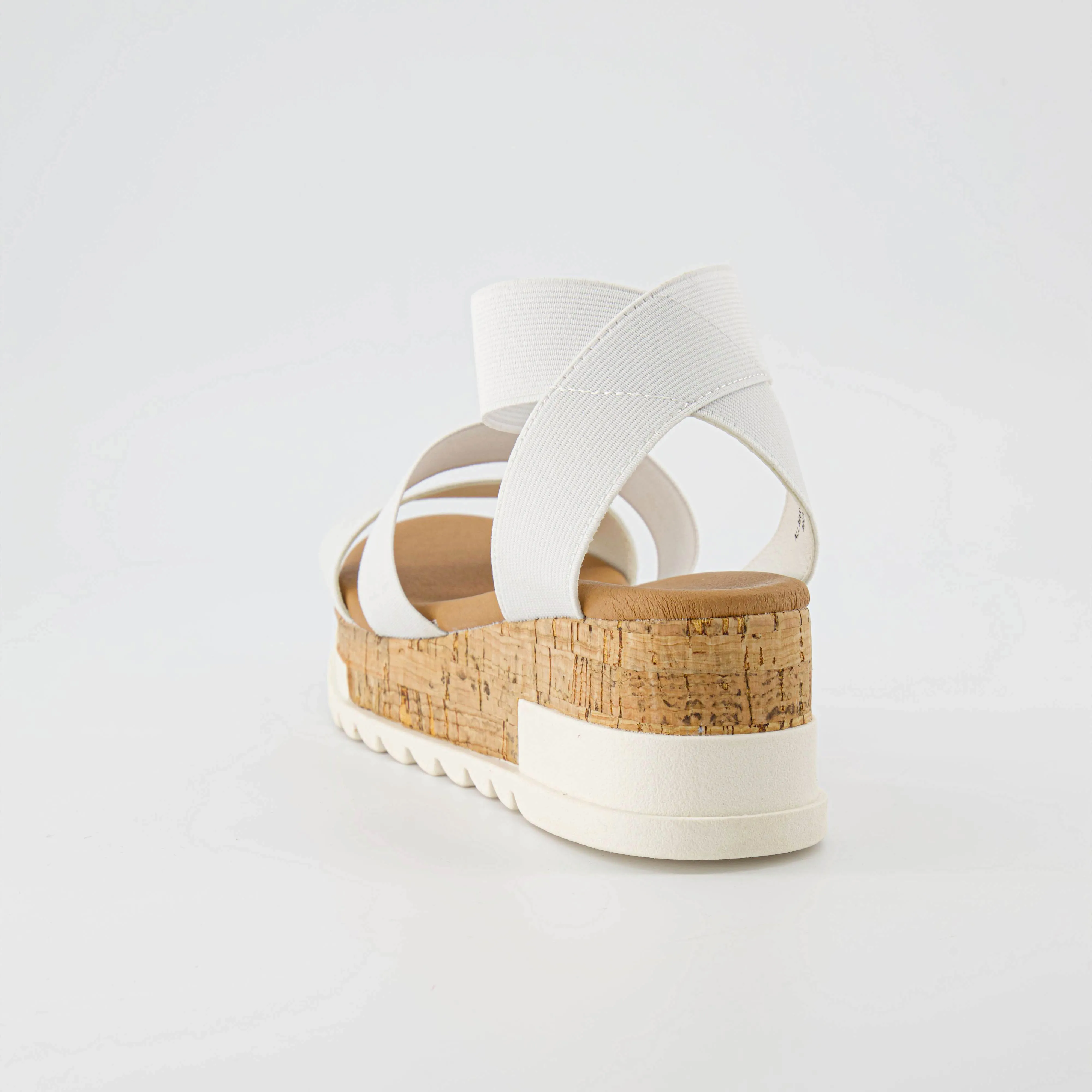 Naomi Stretch Cork Wedge Sandal