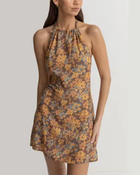 Oasis Floral Halter Mini Dress