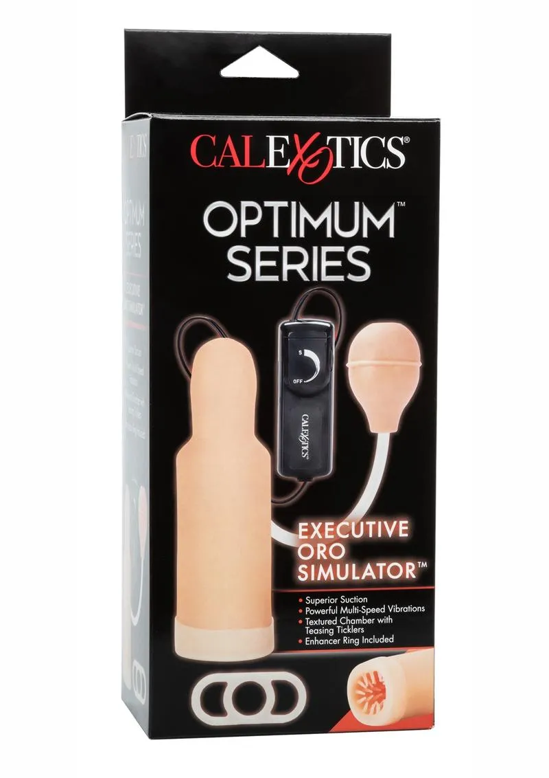 Optimum Series Executive Oro Simulator Vibrating Masturbator and Pumo