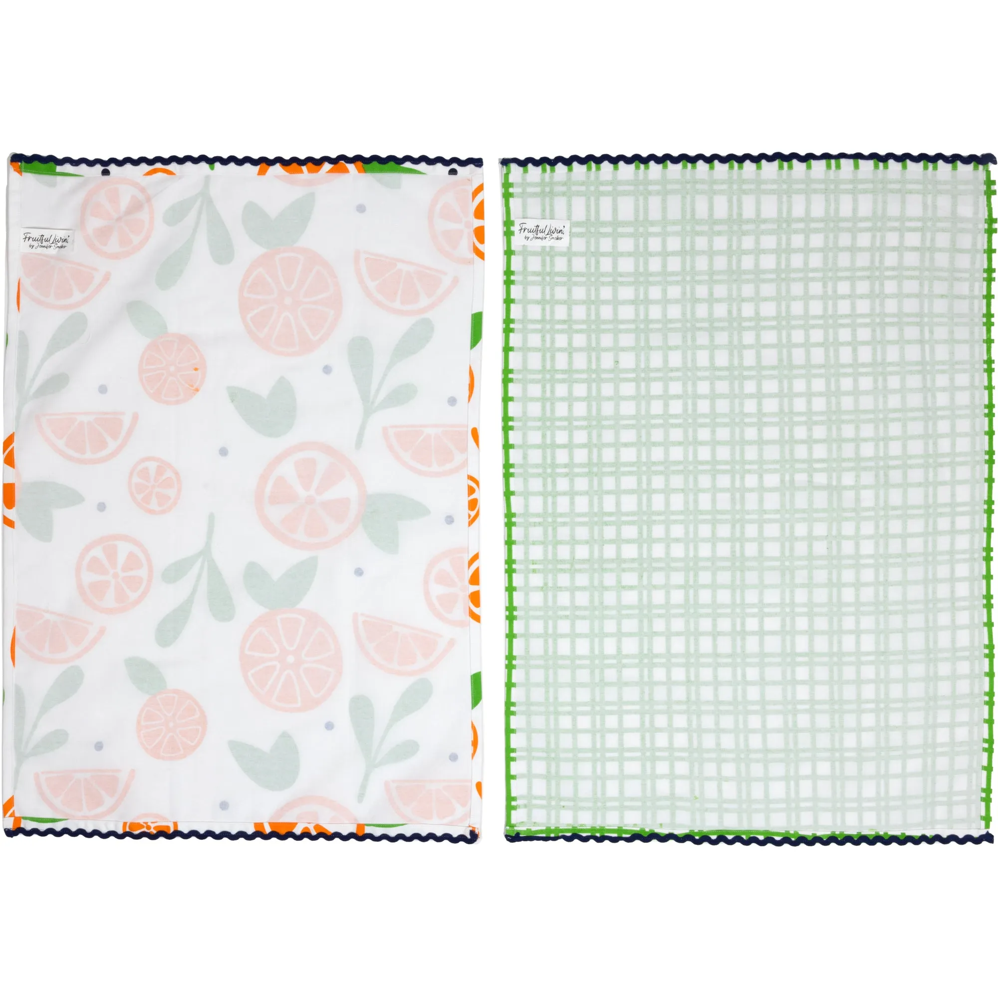 Oranges Tea Towel Gift Set (2 - 20" x 28")