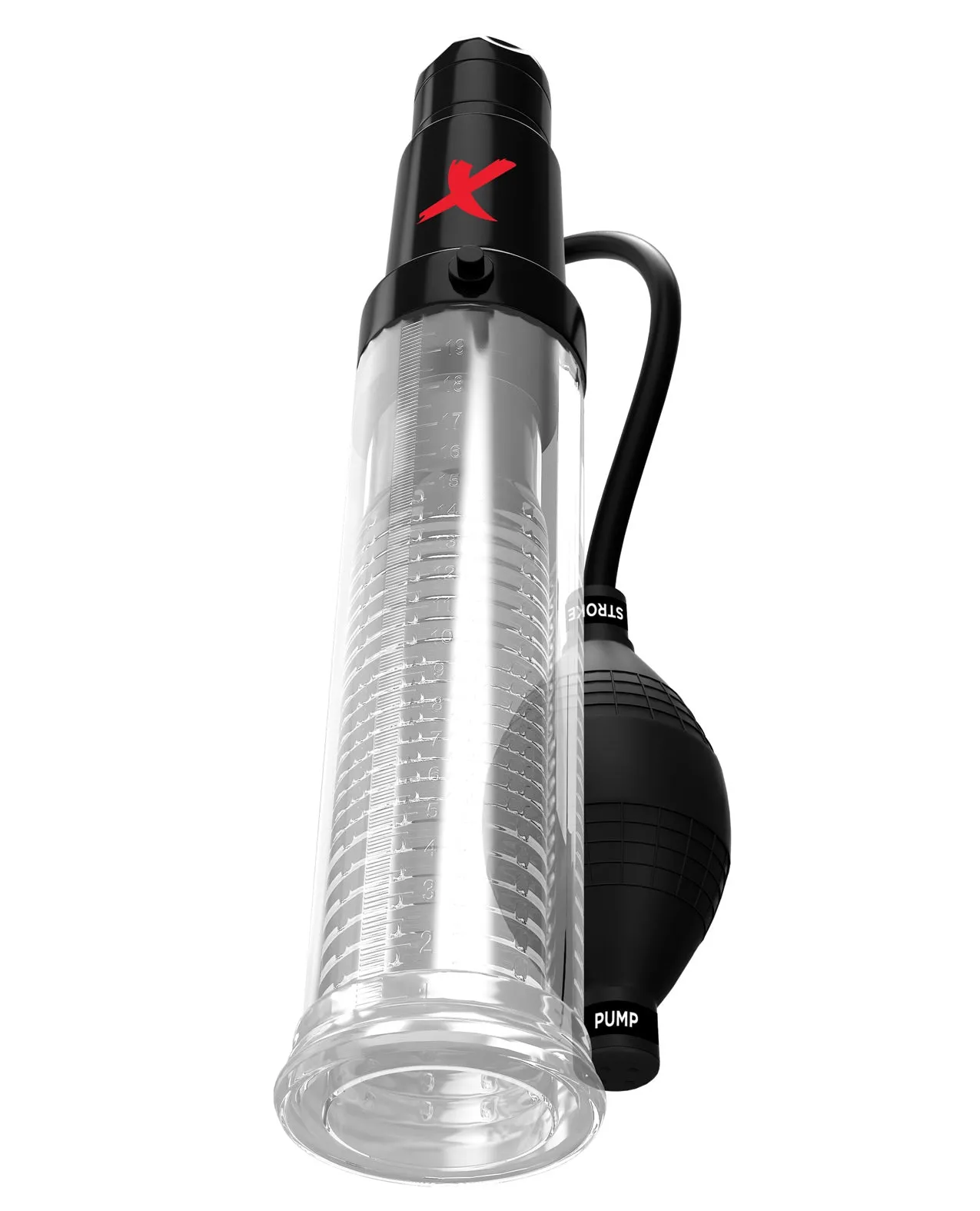 PDX Elite Suck N Pump Stroker - Clear