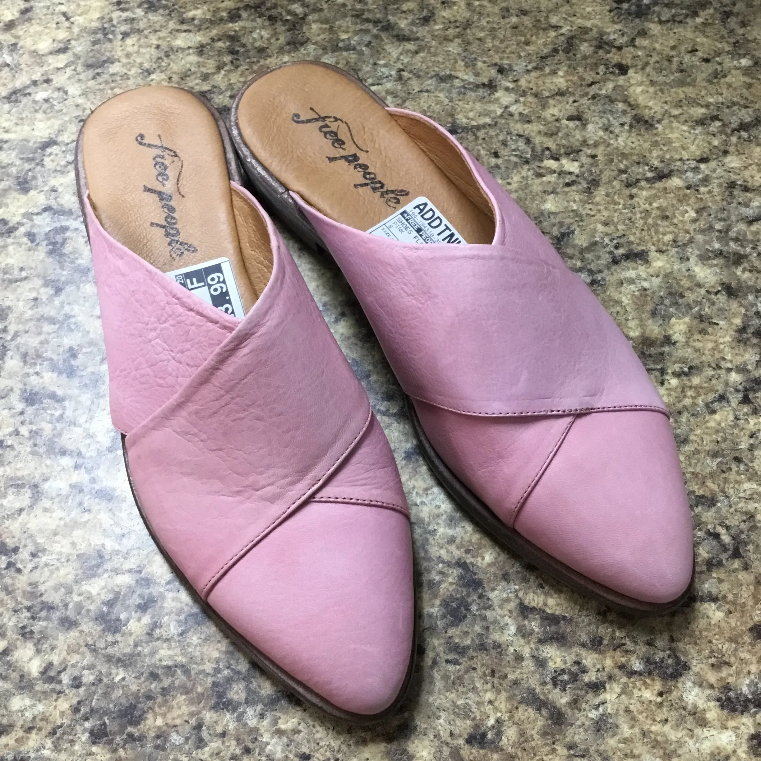 Pink Shoes Flats Free People, Size 8