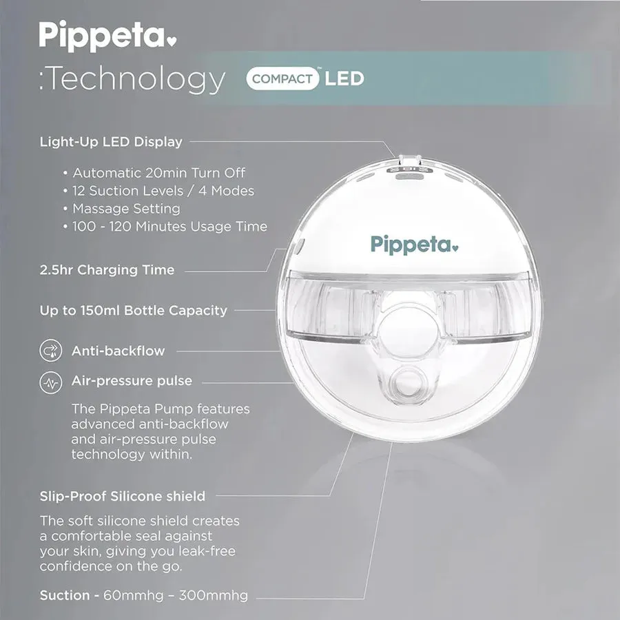 Pippeta Compact Led | Handsfree Breast Pump