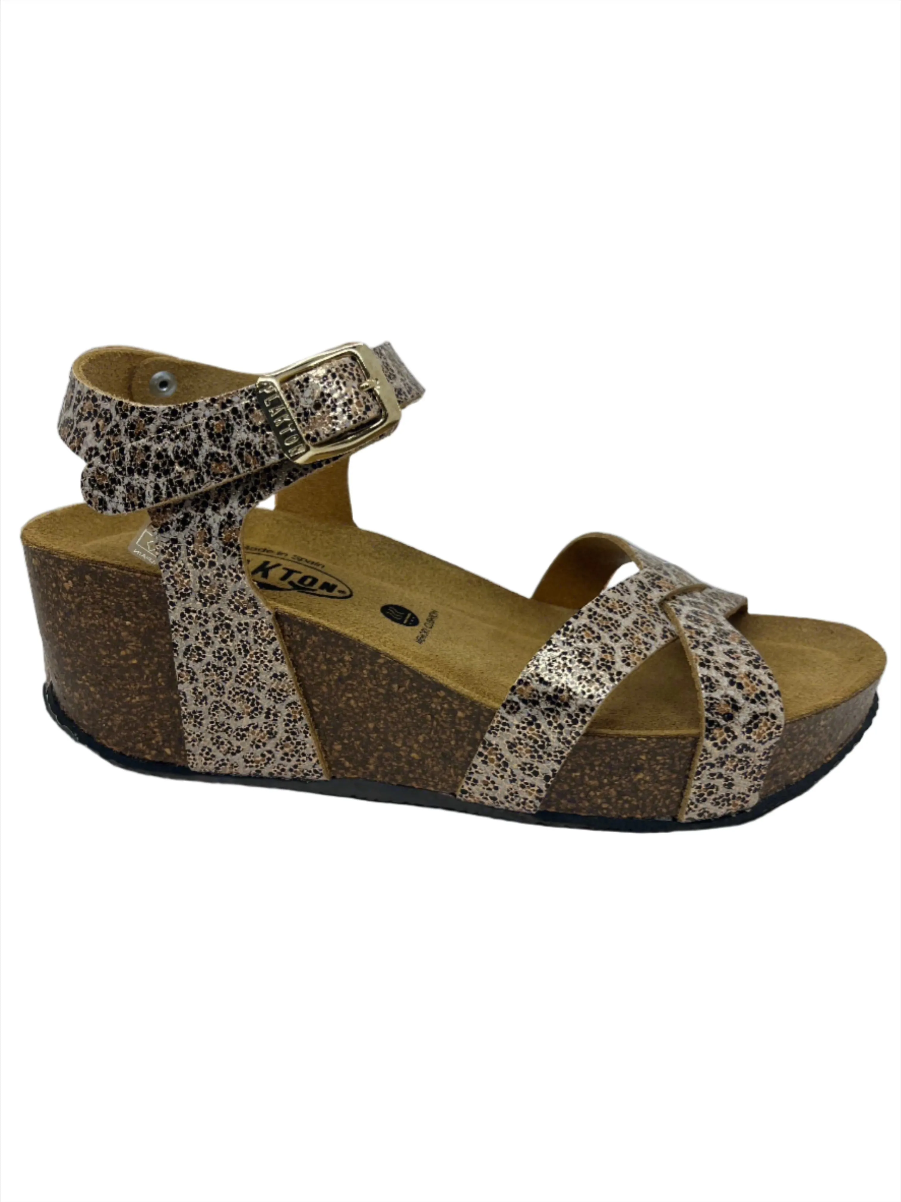 PLAKTON BABE LEOPARD WEDGE