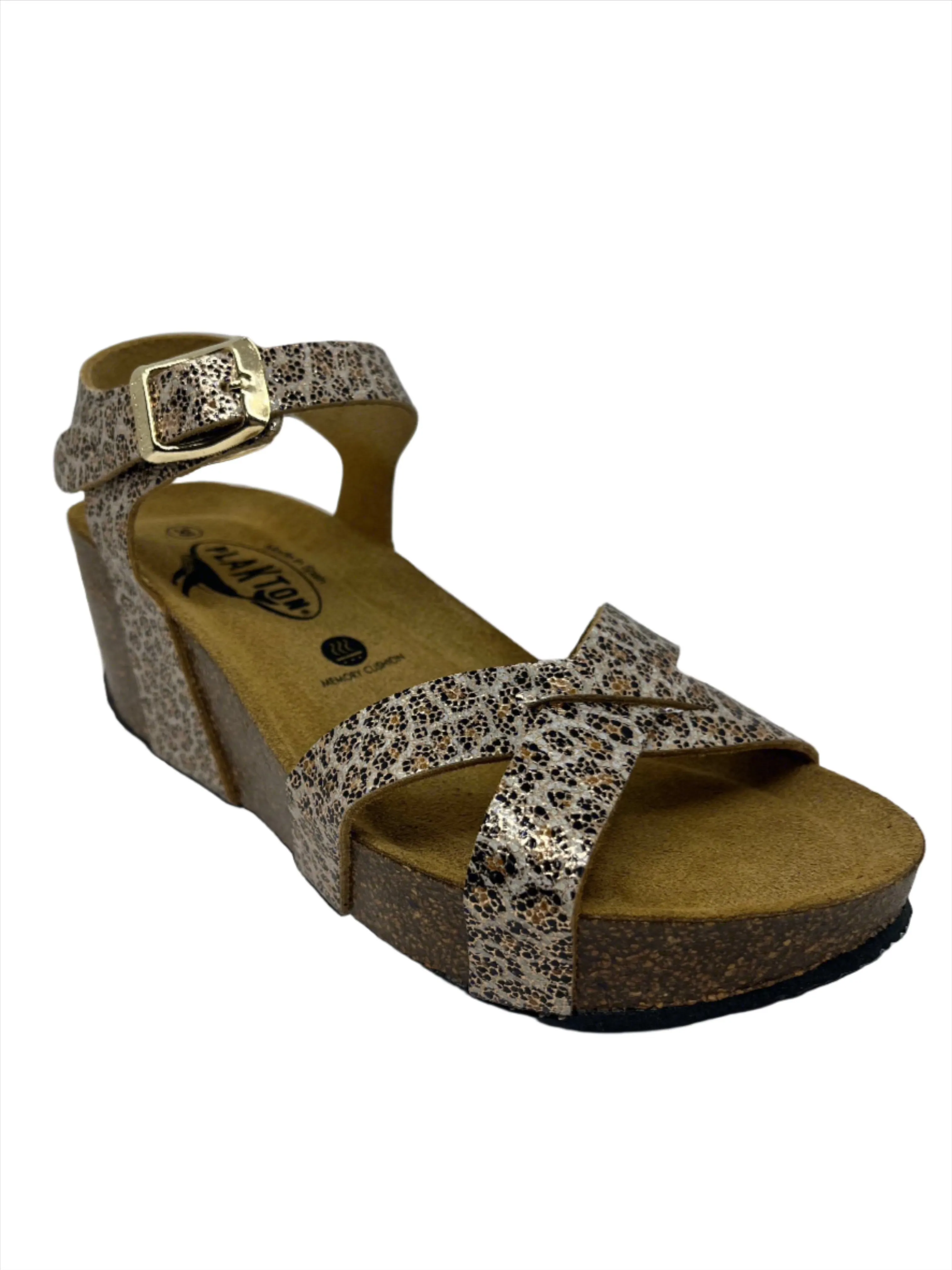 PLAKTON BABE LEOPARD WEDGE