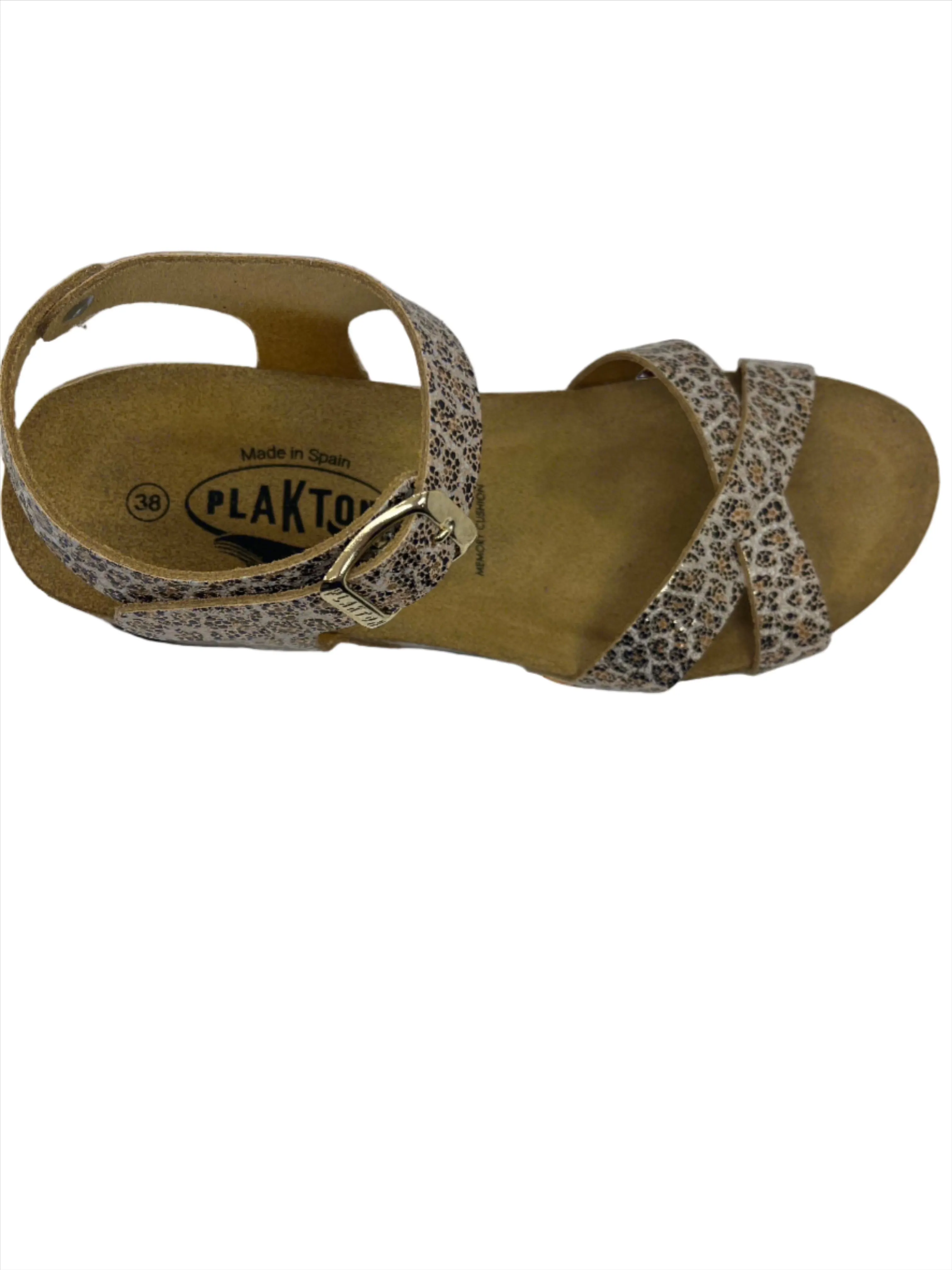 PLAKTON BABE LEOPARD WEDGE