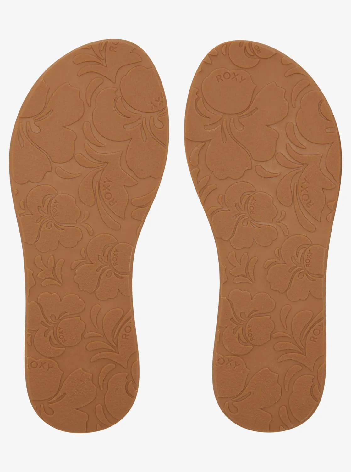 Porto Motif Flip-Flops - Tan