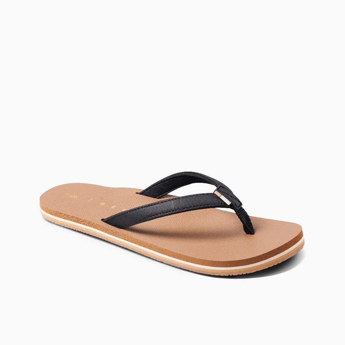 Reef Womens Solana Black Tan