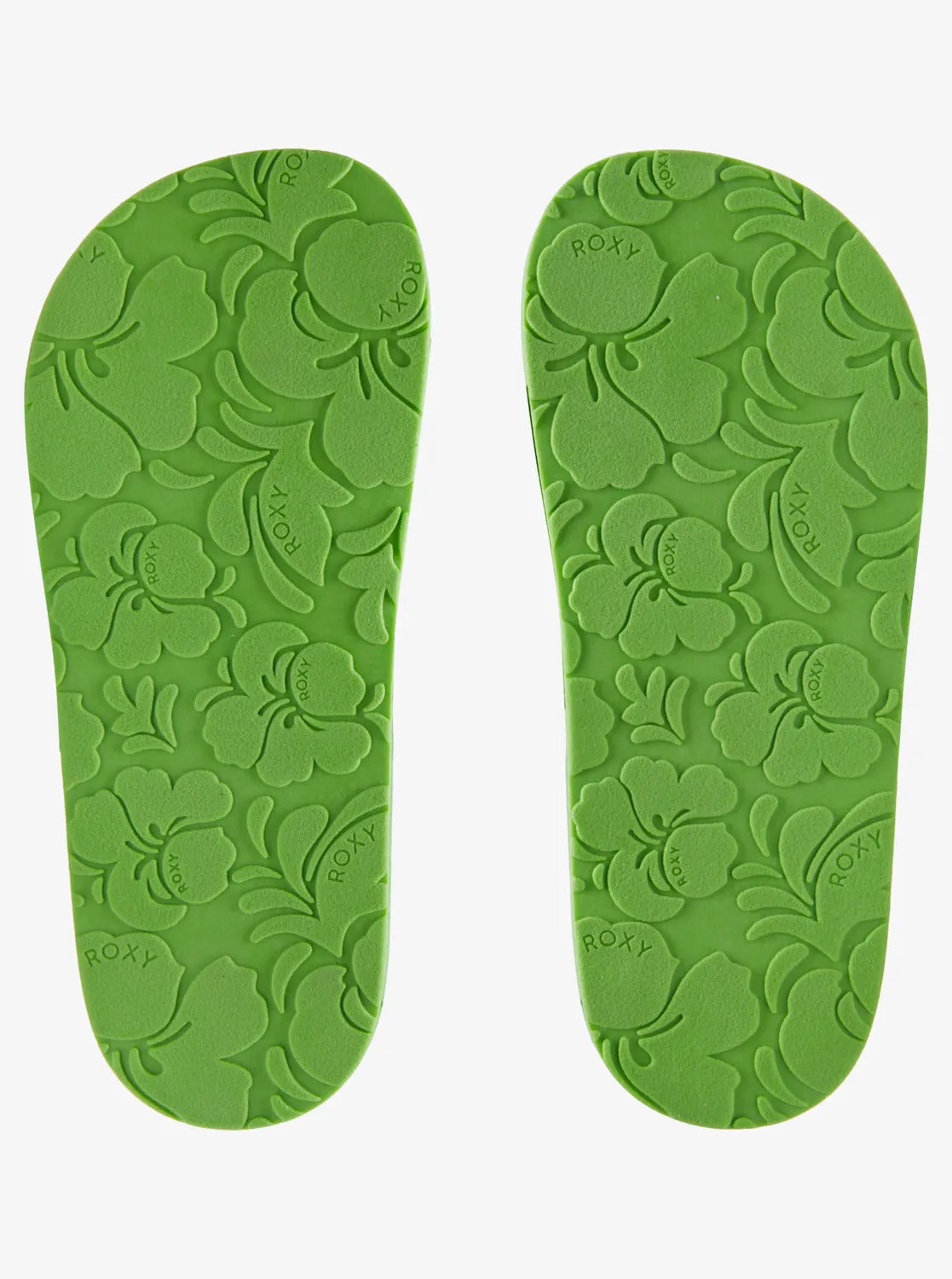 ROWLEY X ROXY Puff It Slider Sandals - White/Lime