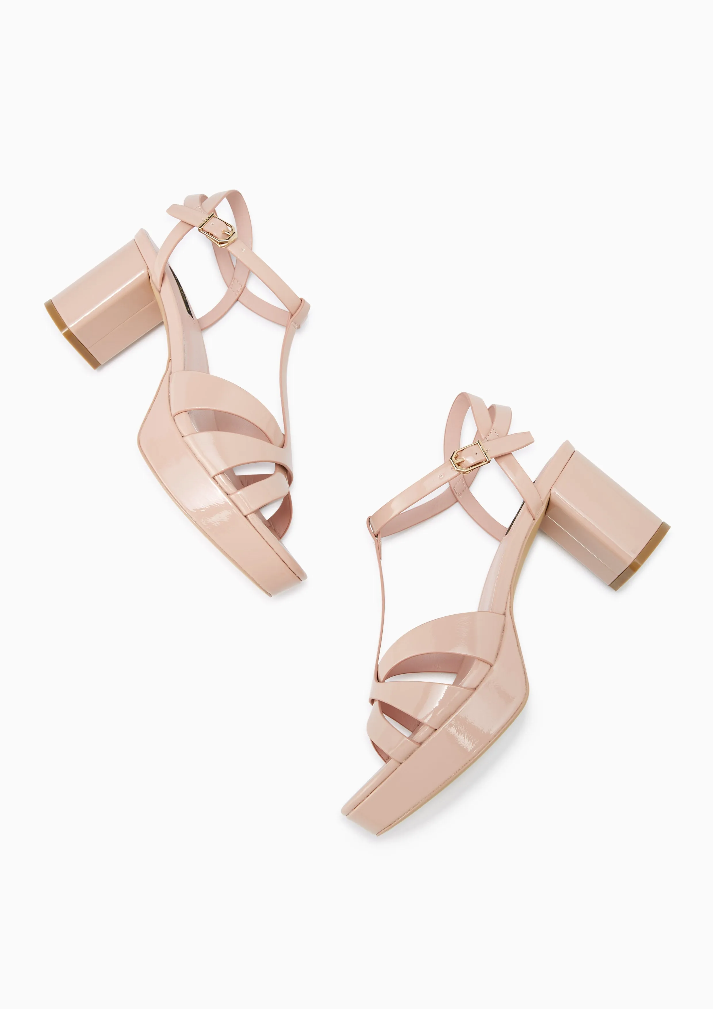 Sabella Platform Mid Heels - Nude