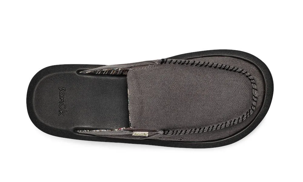 Sanuk Mens You Got My Back ST Hemp Dark Grey