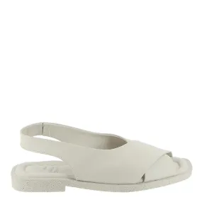 Sempre Di 1799 White Slingback Sandal