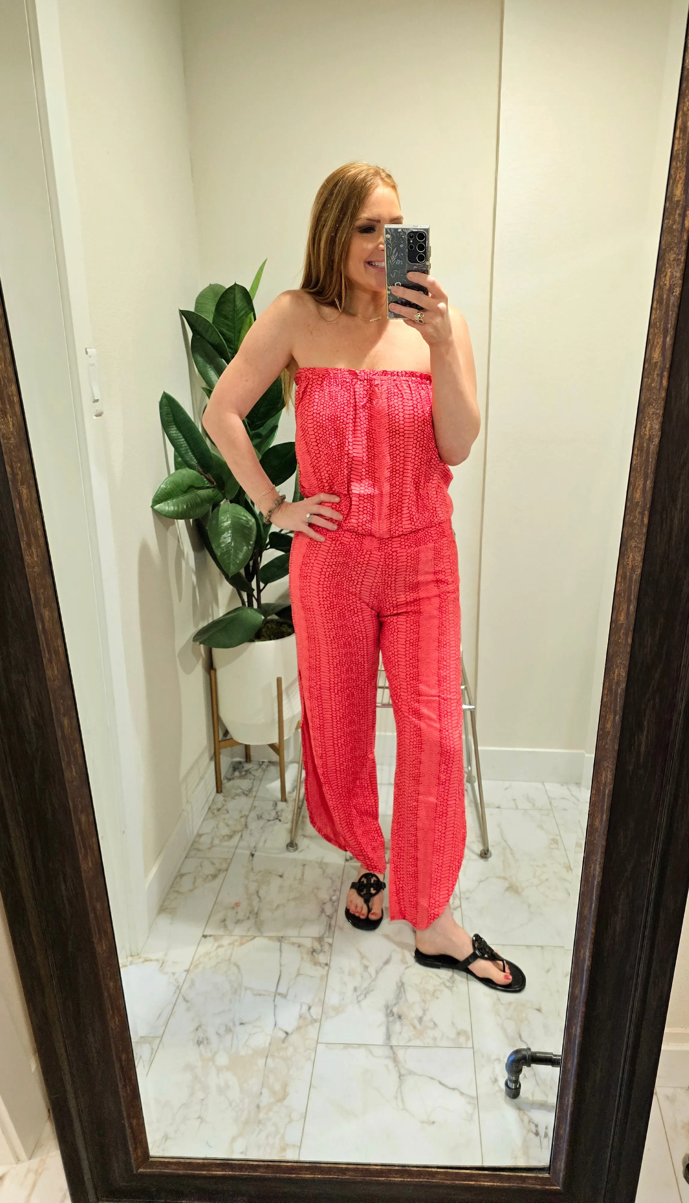 Seychelle Jumpsuit - Coral