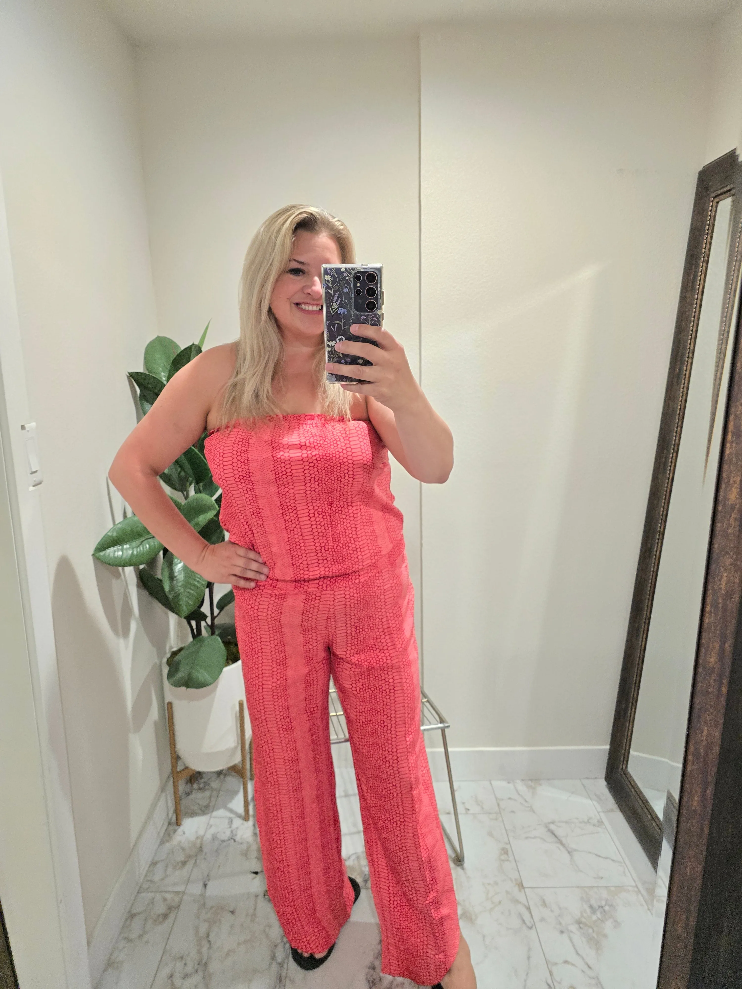 Seychelle Jumpsuit - Coral