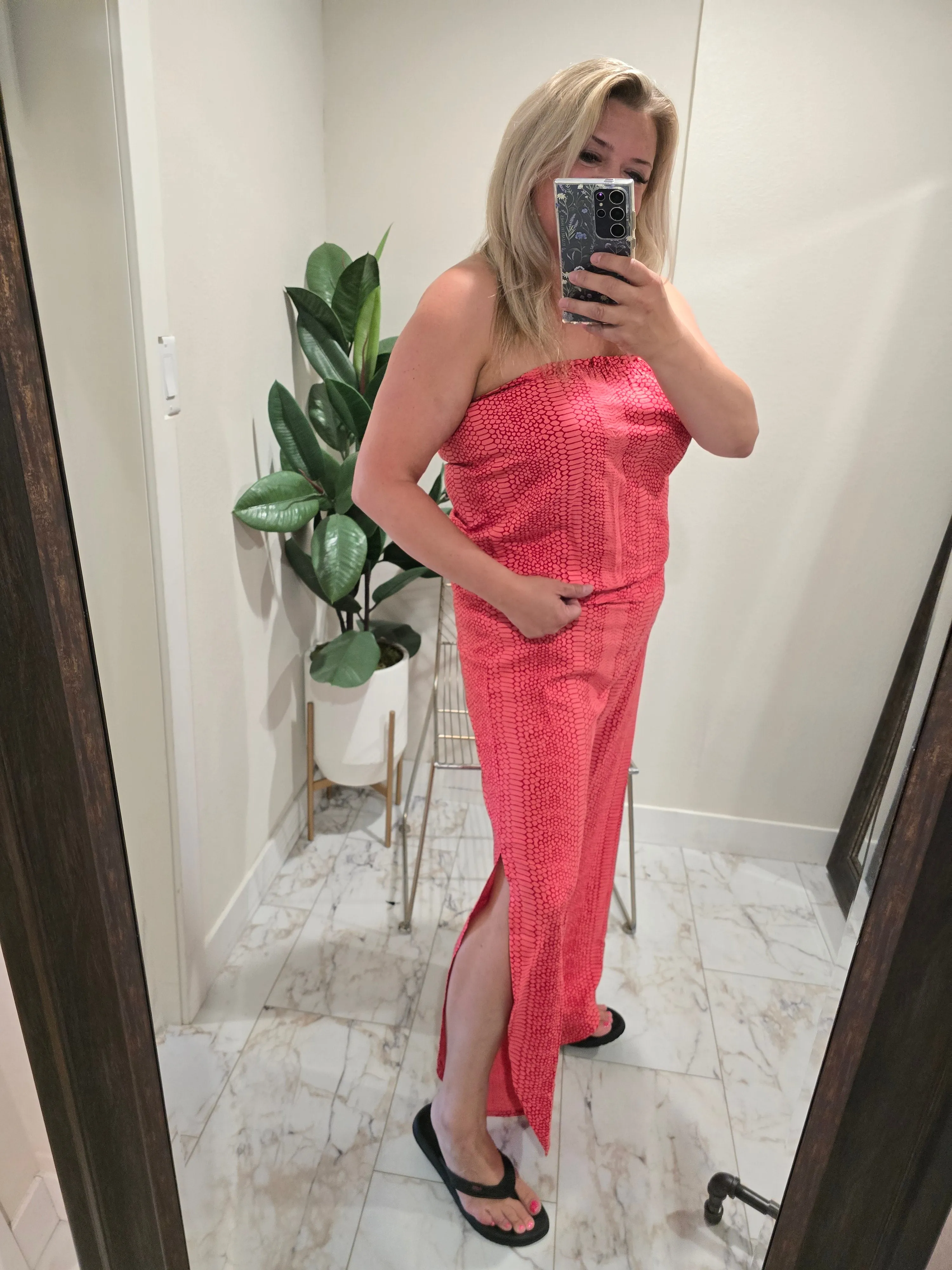 Seychelle Jumpsuit - Coral