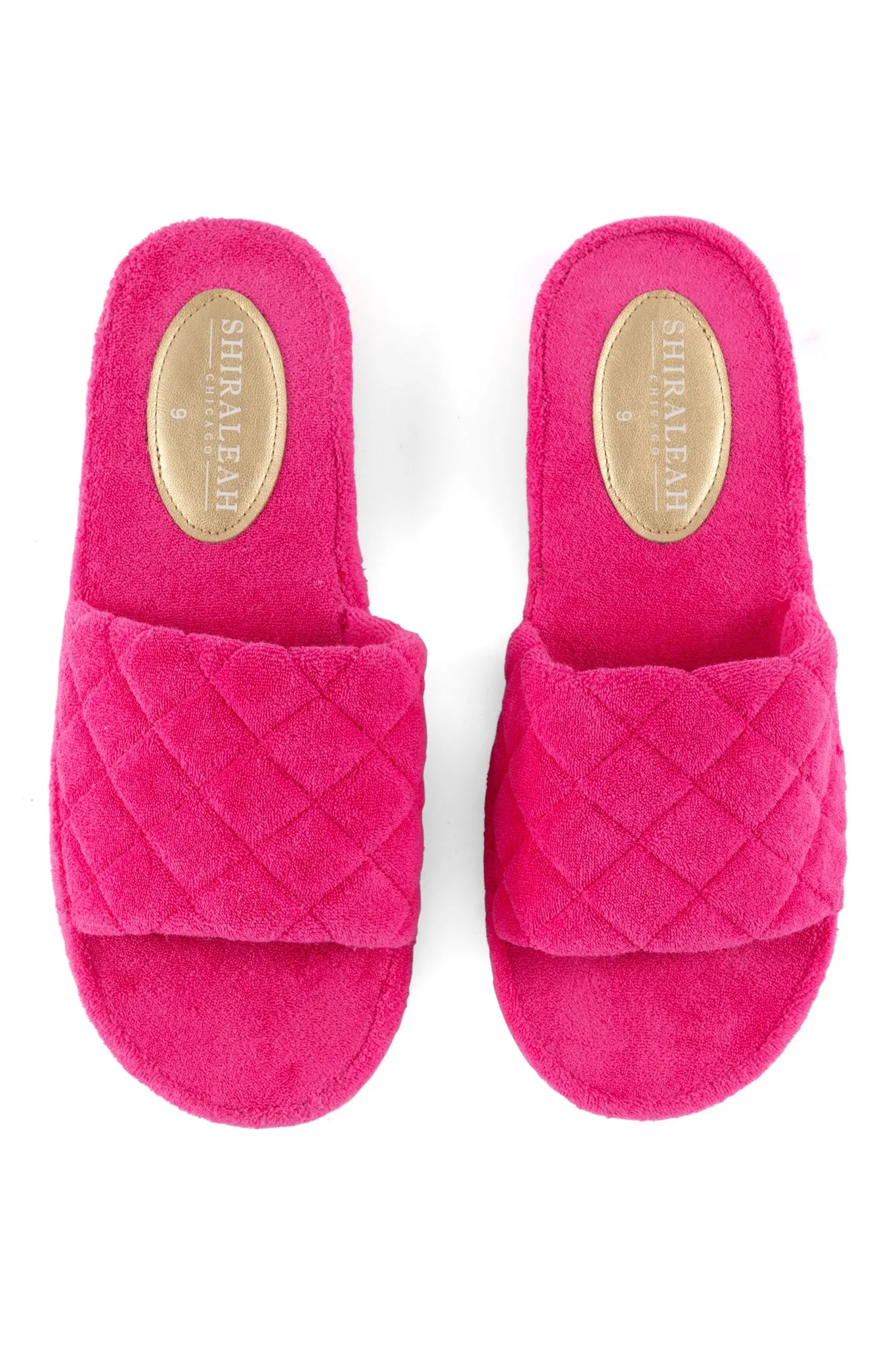 Shiraleah Sol Terry Pool Slides, Fuchsia - FINAL SALE ONLY