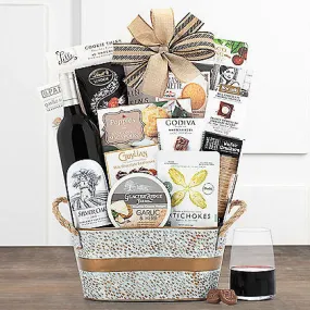 Silver Oak Cabernet: Premium Wine Basket