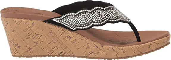 Skechers Womens Beverlee Charming Pearl Black