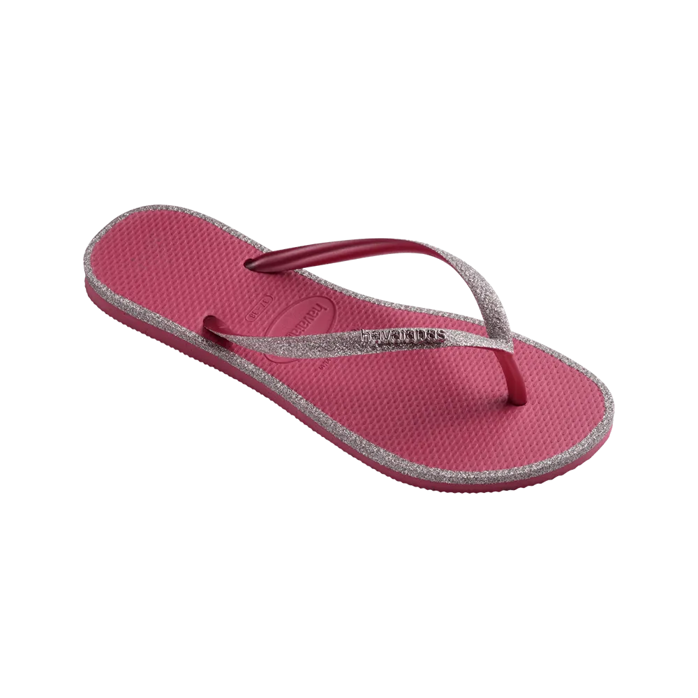 Slim Glitter Contour Flip Flop