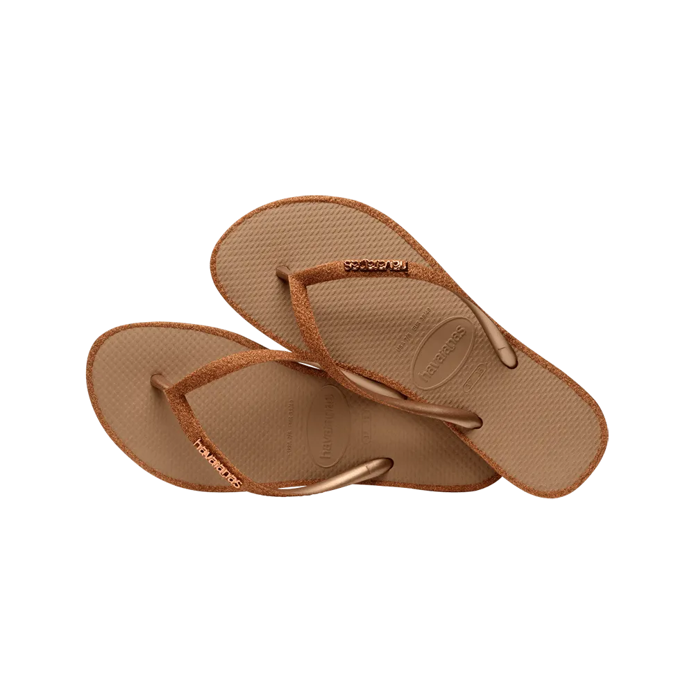 Slim Glitter Contour Flip Flop