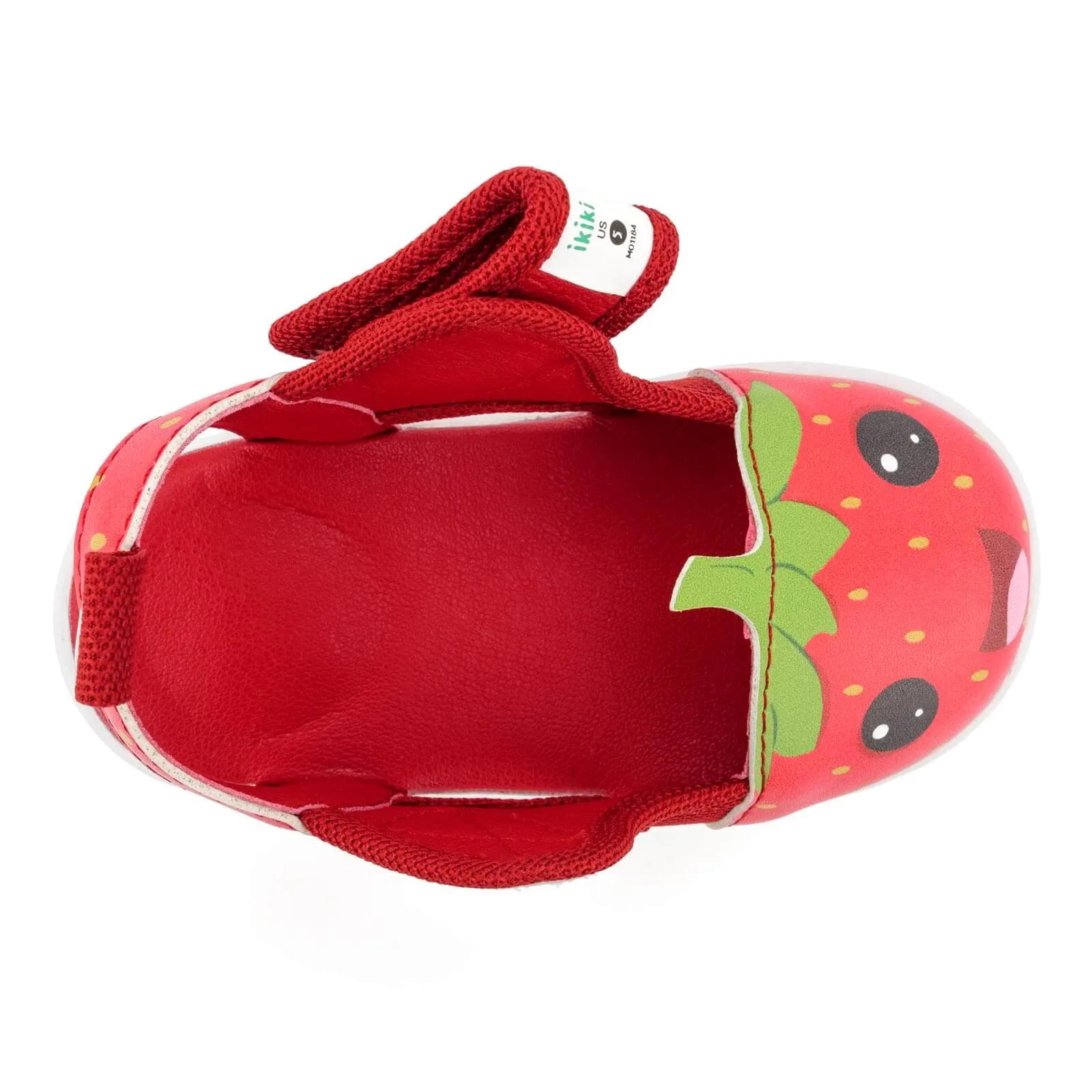 Strawberry Squeaky Toddler Sandals | Red