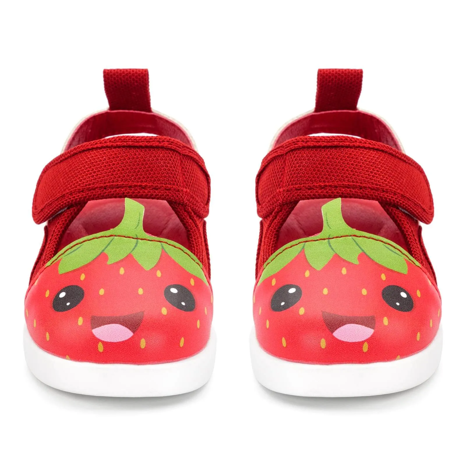 Strawberry Squeaky Toddler Sandals | Red