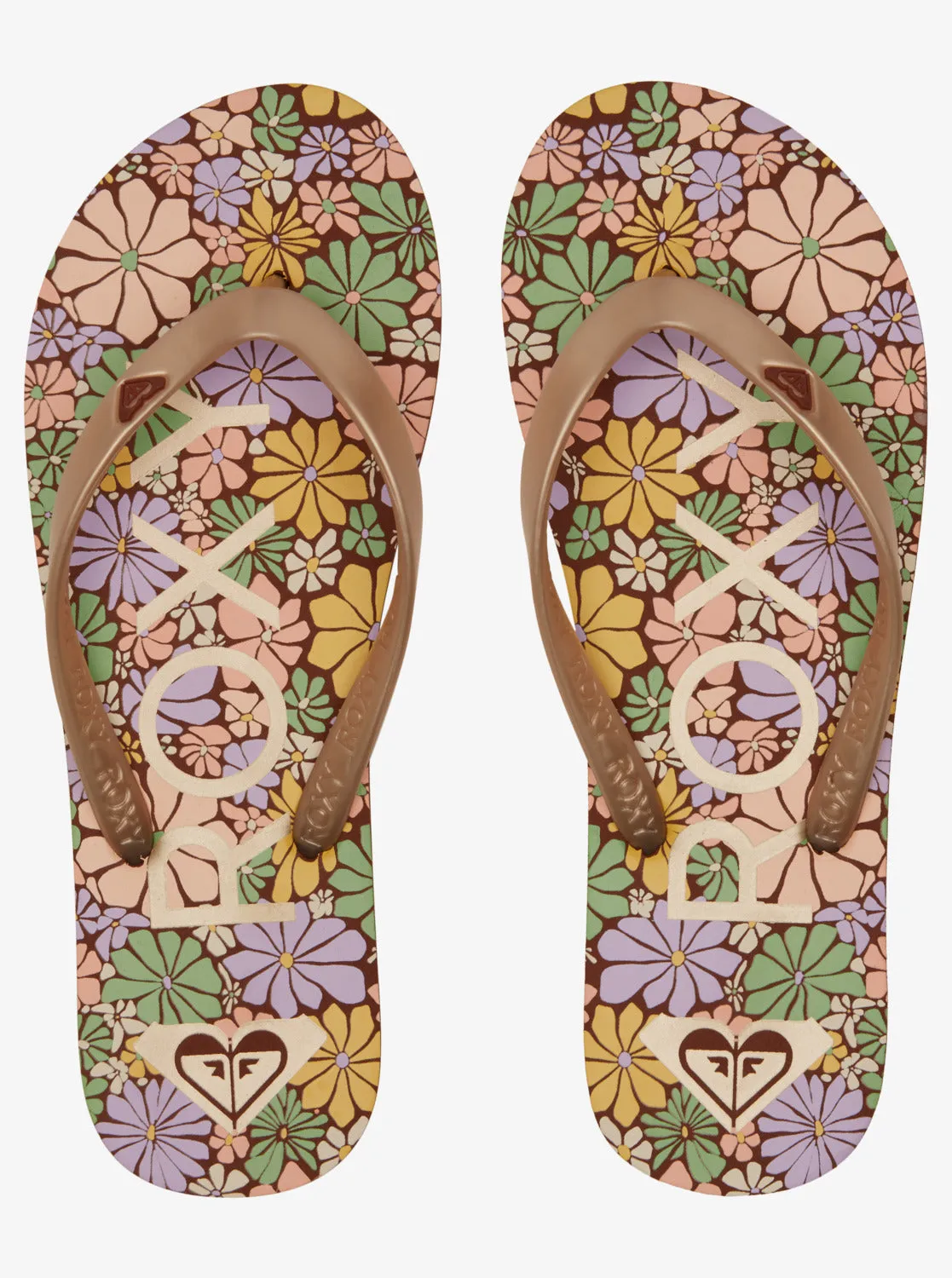 Tahiti Flip-Flops - Brown Combo