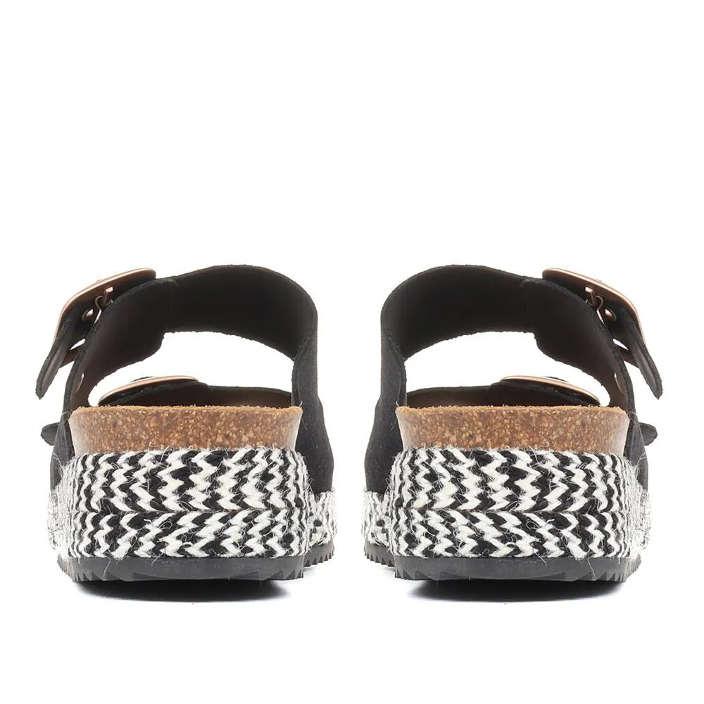 Tammy Double Buckle Mule Sandals - TAMMY / 322 039