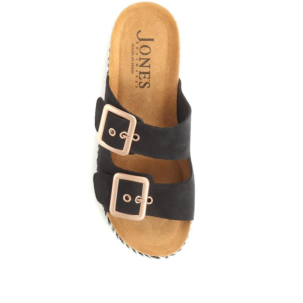 Tammy Double Buckle Mule Sandals - TAMMY / 322 039