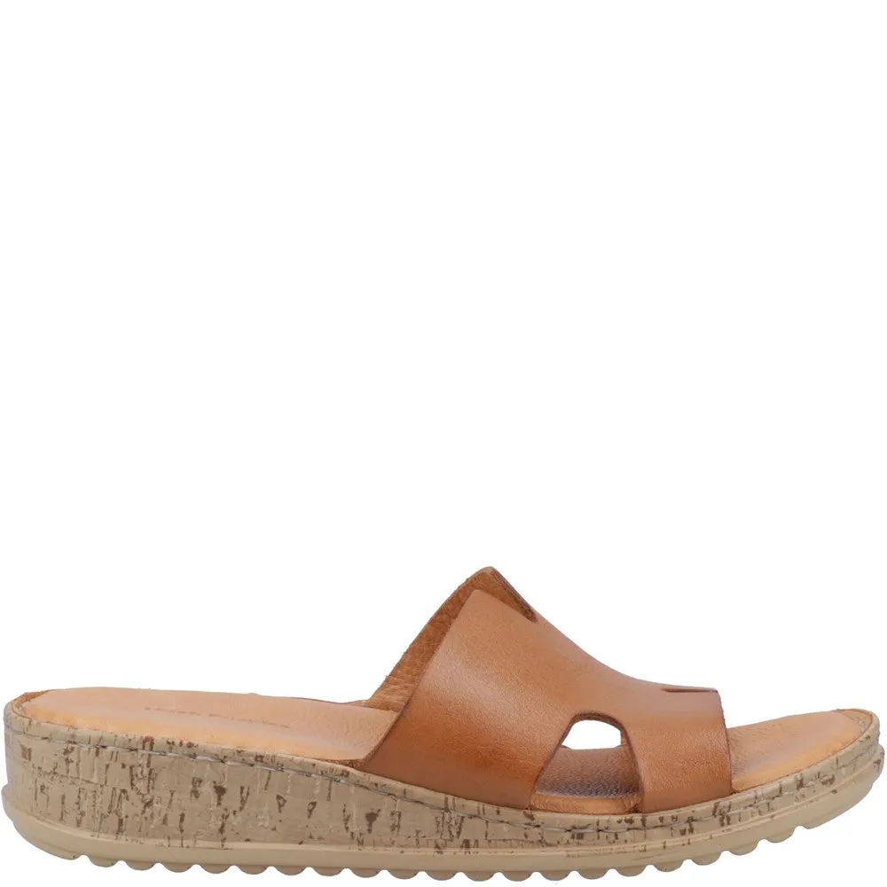 Tan Eloise Mule Sandals