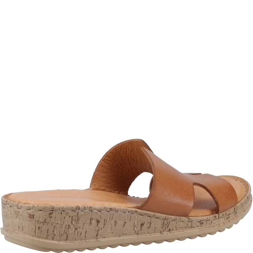 Tan Eloise Mule Sandals