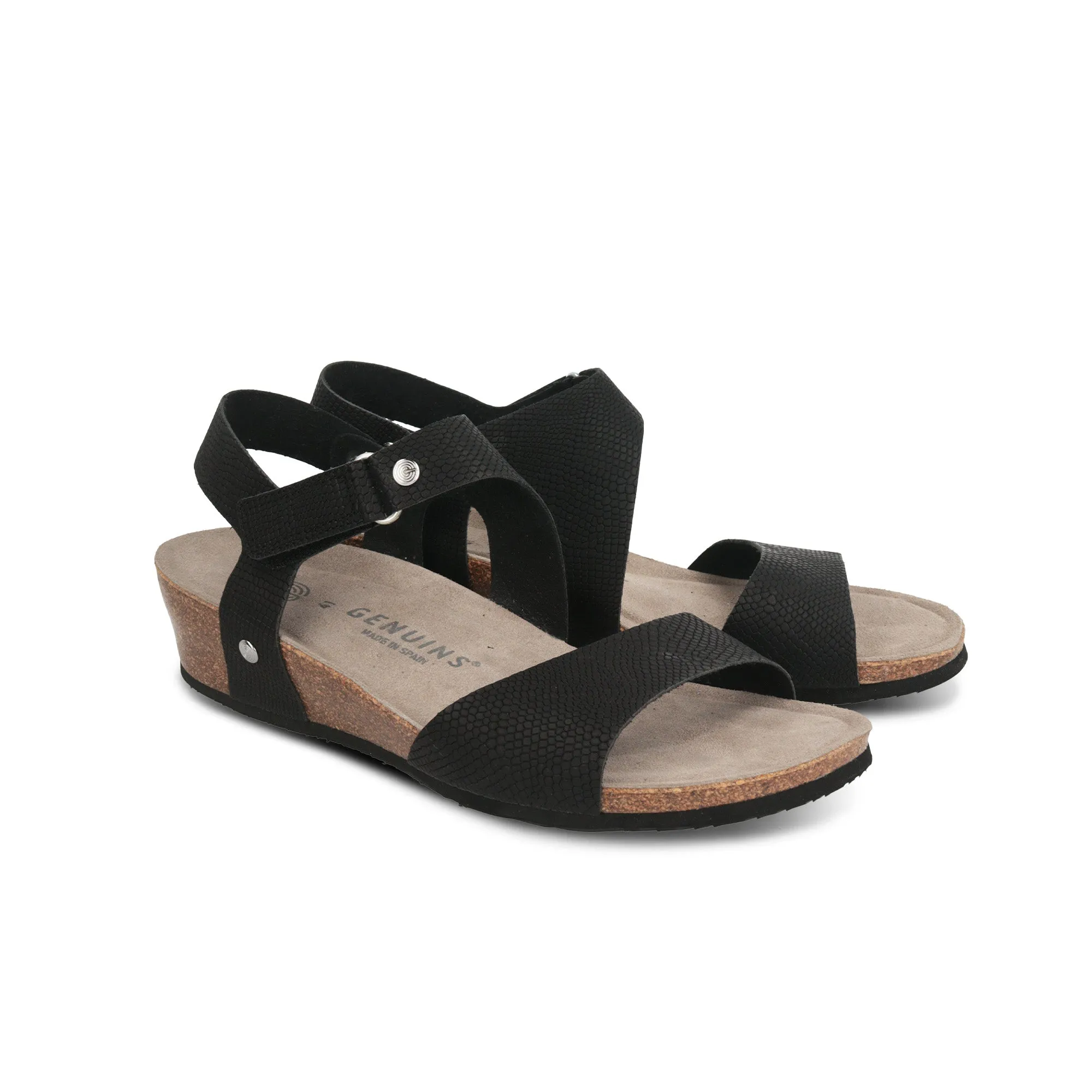 Teo Black Sandals