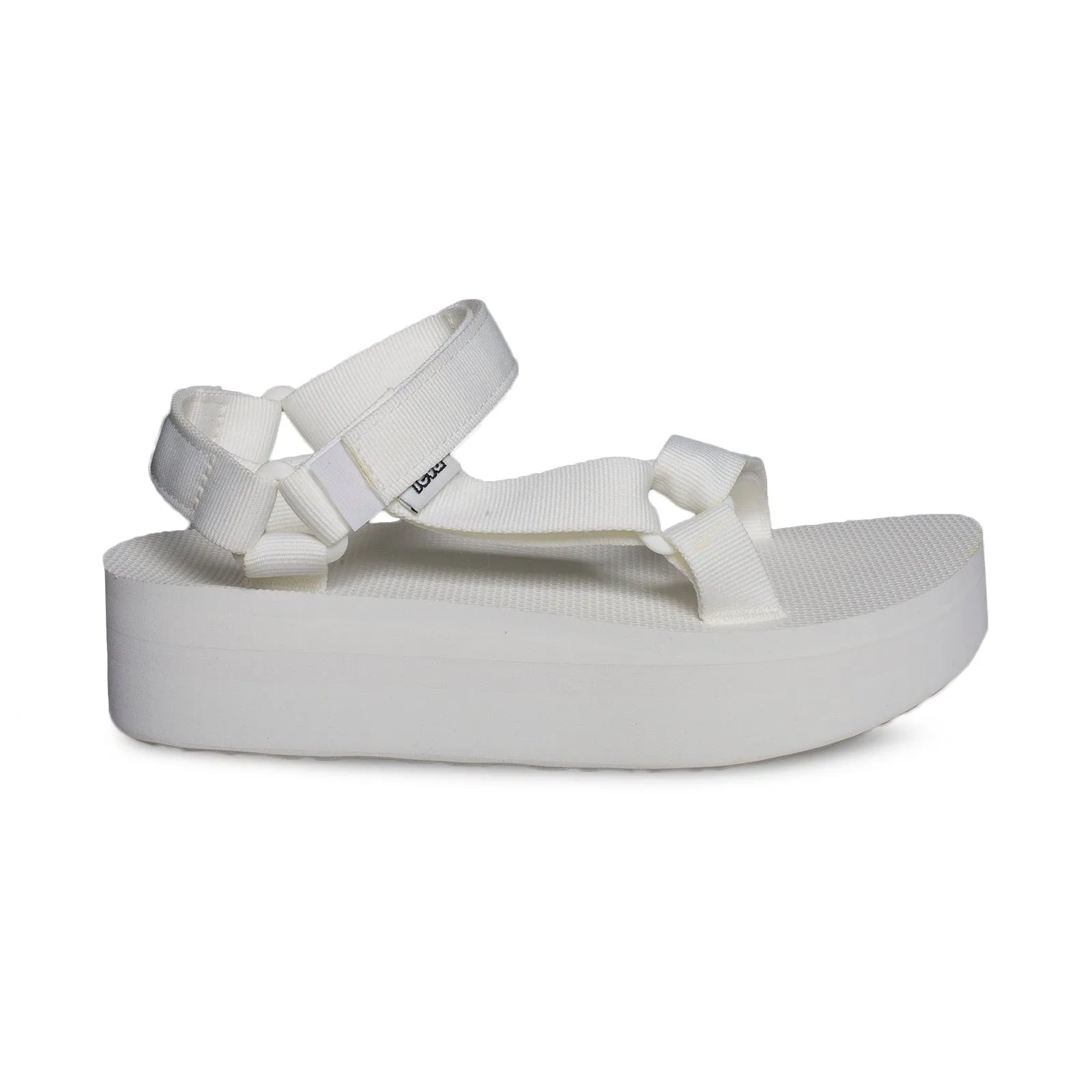 Teva Flatform Universal Bright White Sandals - Women's