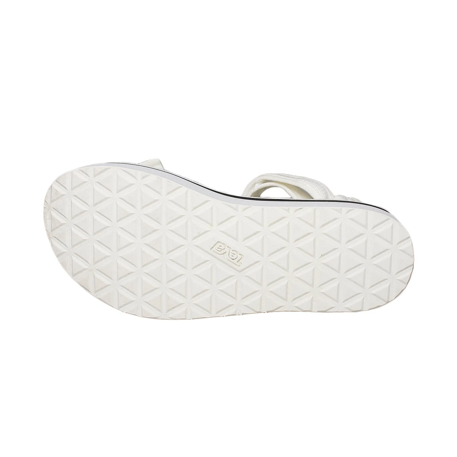 Teva Flatform Universal Mesh Print Bright White Sandals - Women's