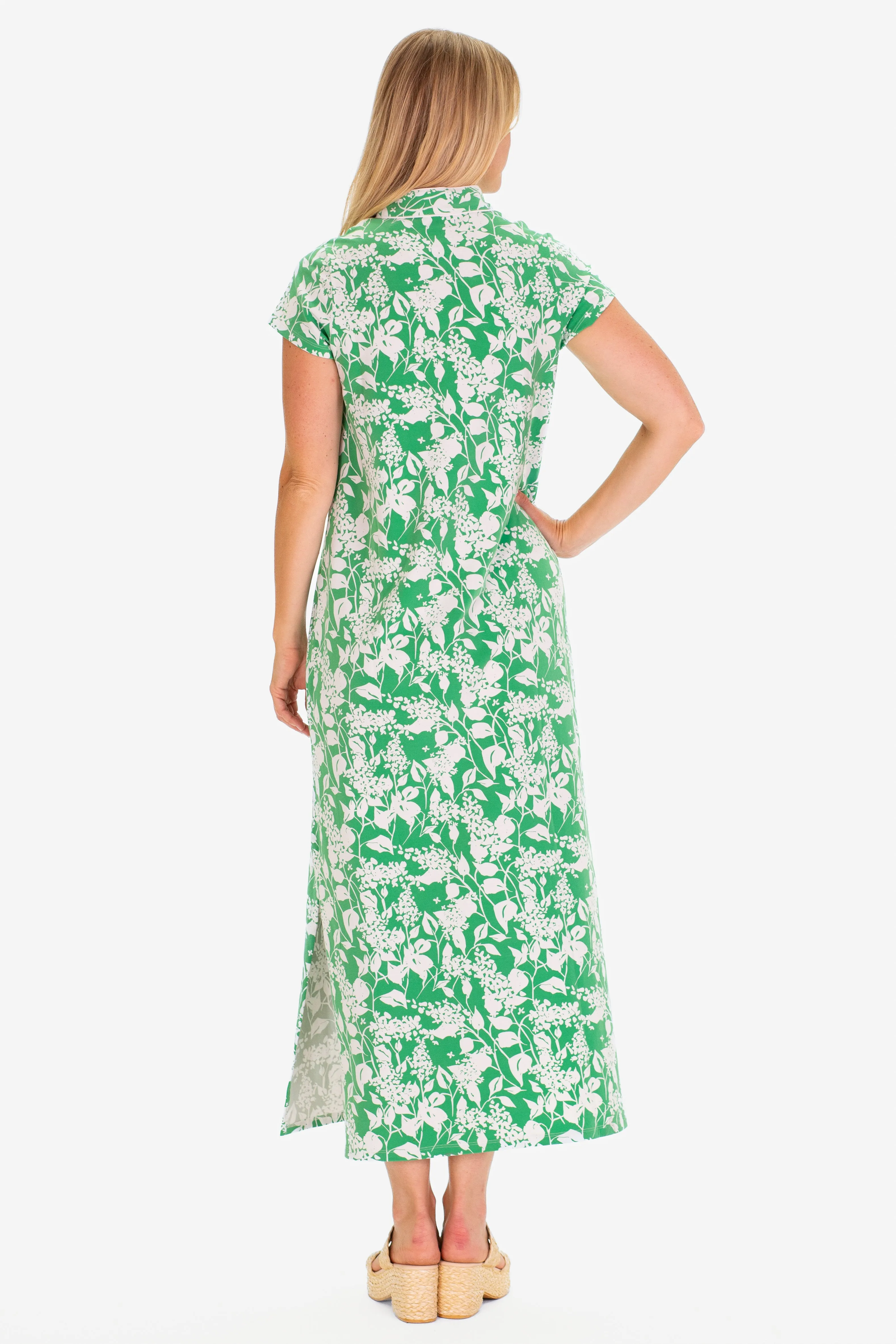 The Gaia Maxi Dress in Green Garden