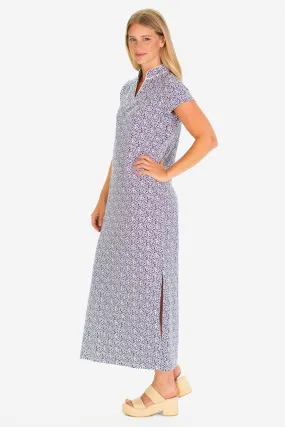 The Gaia Maxi Dress in Navy Floret