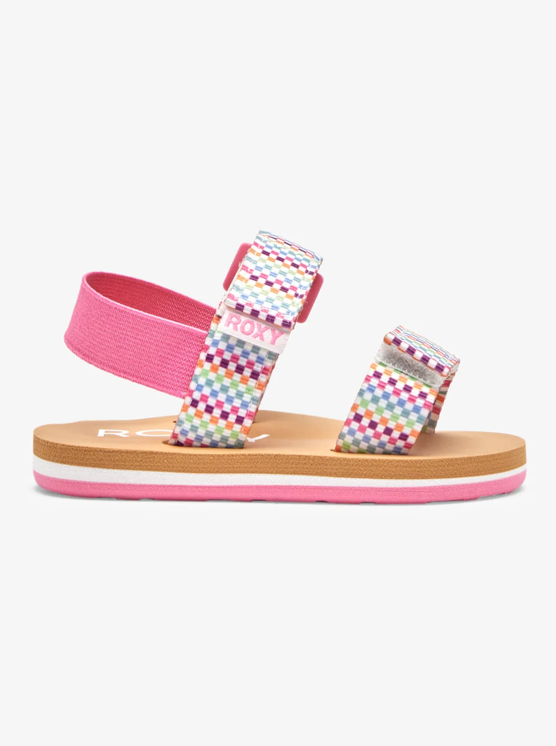 Toddlers Roxy Cage Sandals - White/Print